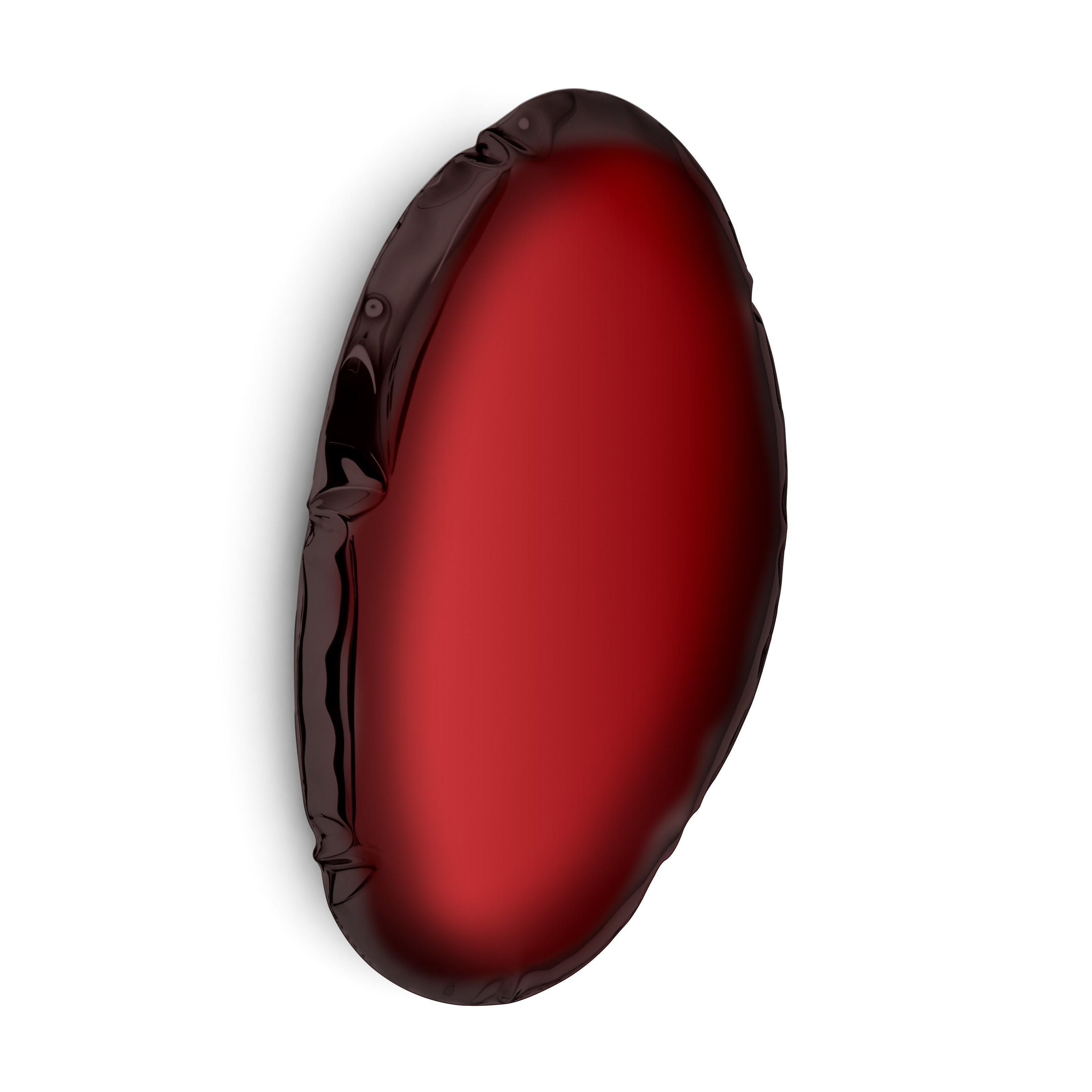 Lustro TAFLA O transitions czerwony rubin Zieta Studio O5 Eye on Design