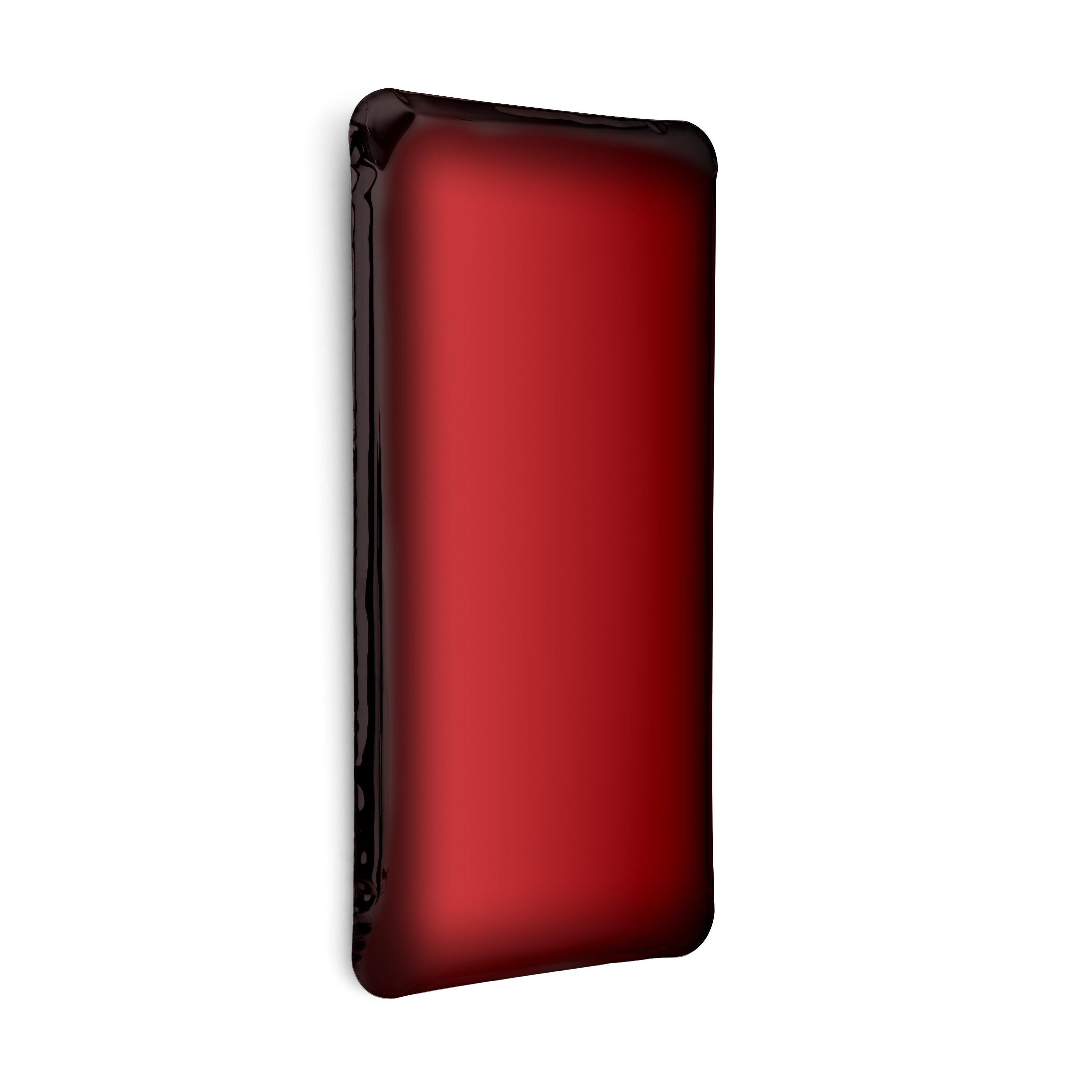 Lustro TAFLA Q transitions czerwony rubion Zieta Studio Q2 - 120 cm Eye on Design