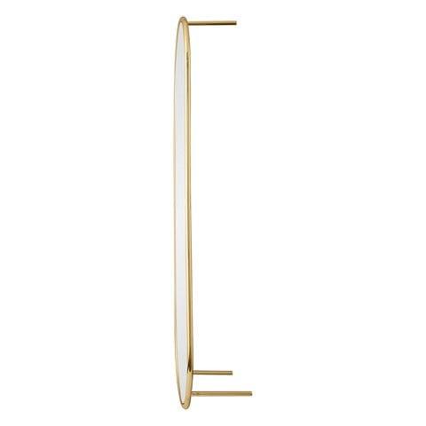 Lustro z wieszakiem ANGUI złota rama AYTM Eye on Design