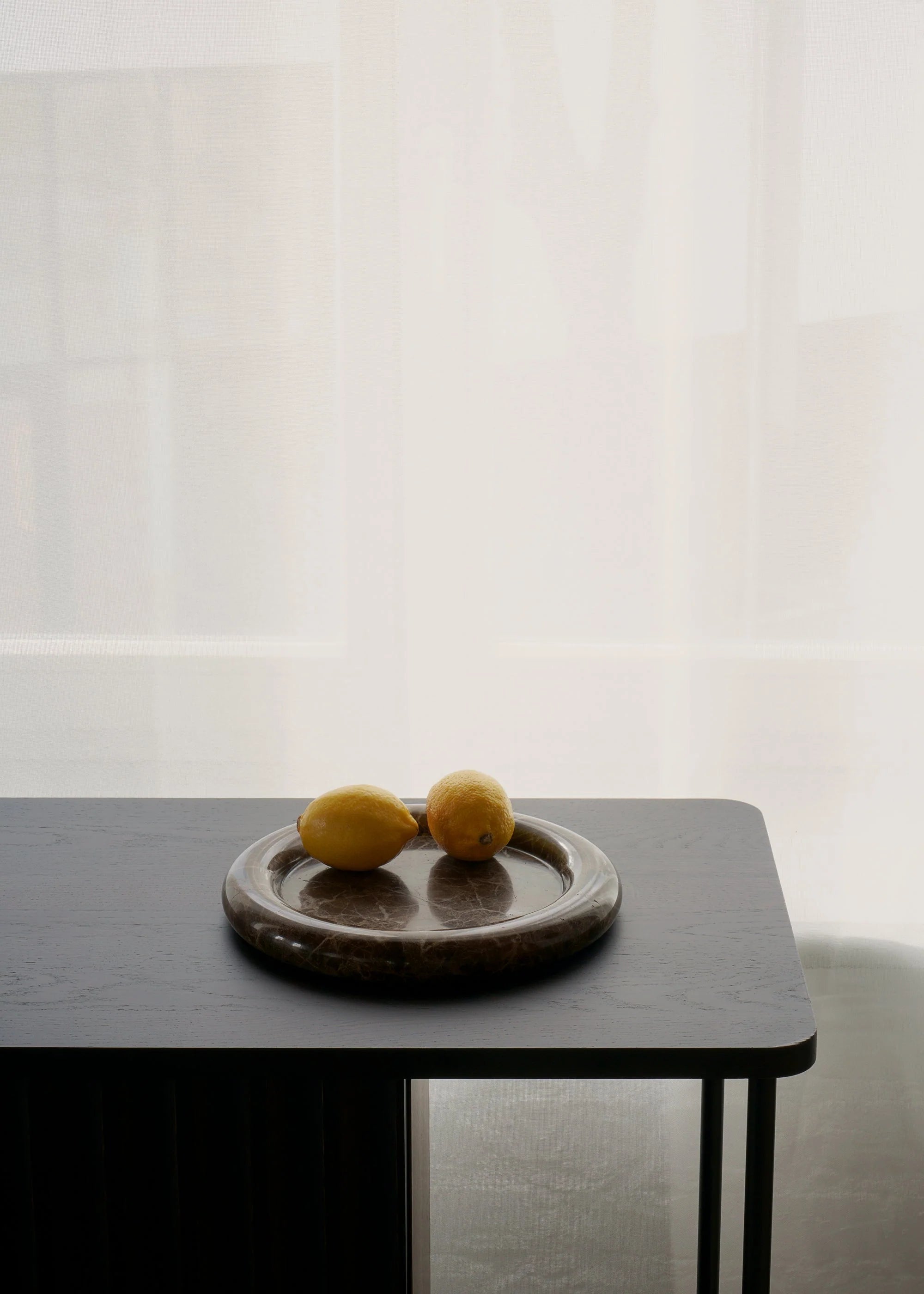 Podnos LUVA hnědá mramor