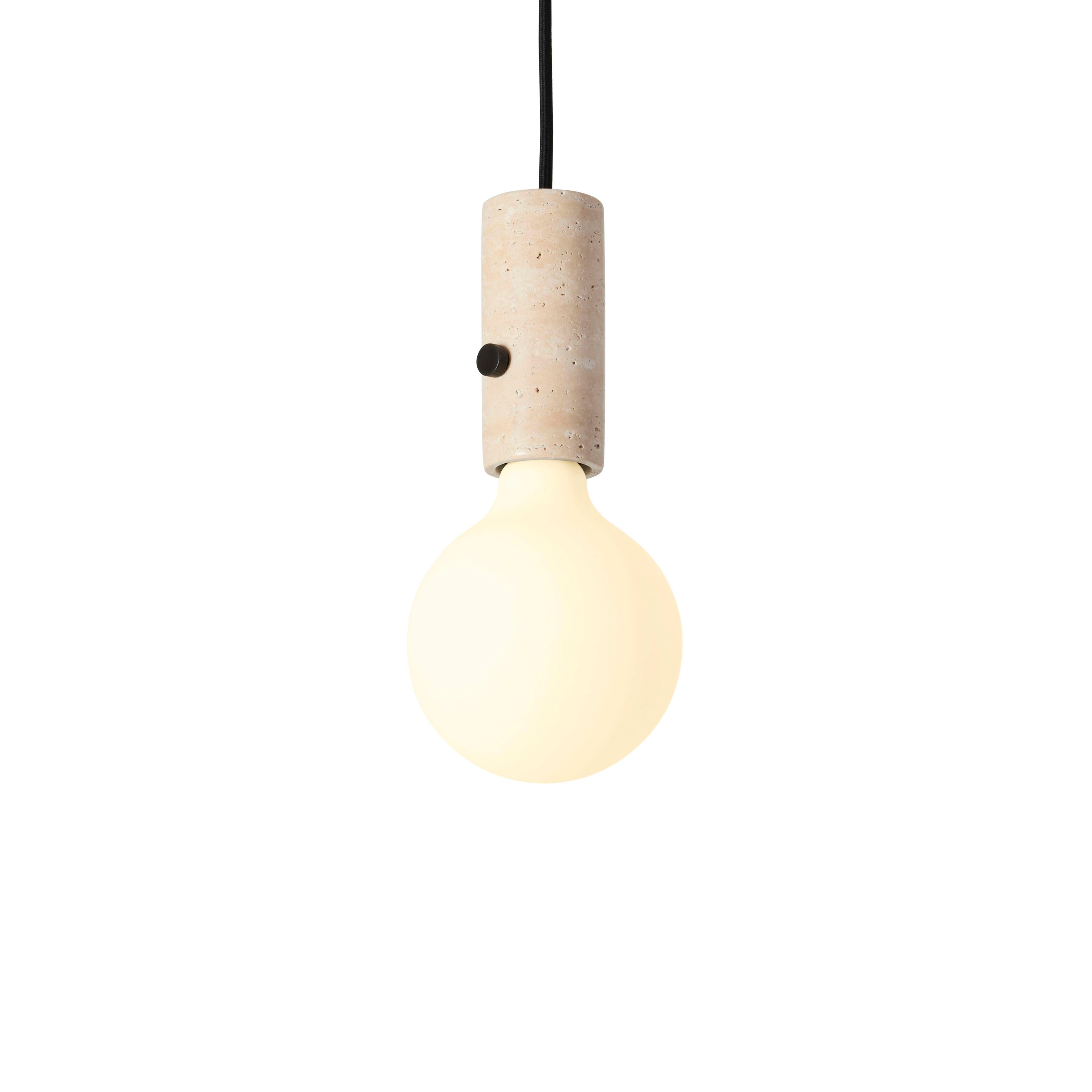 Víceúčelová lampa CORE krémový travertin