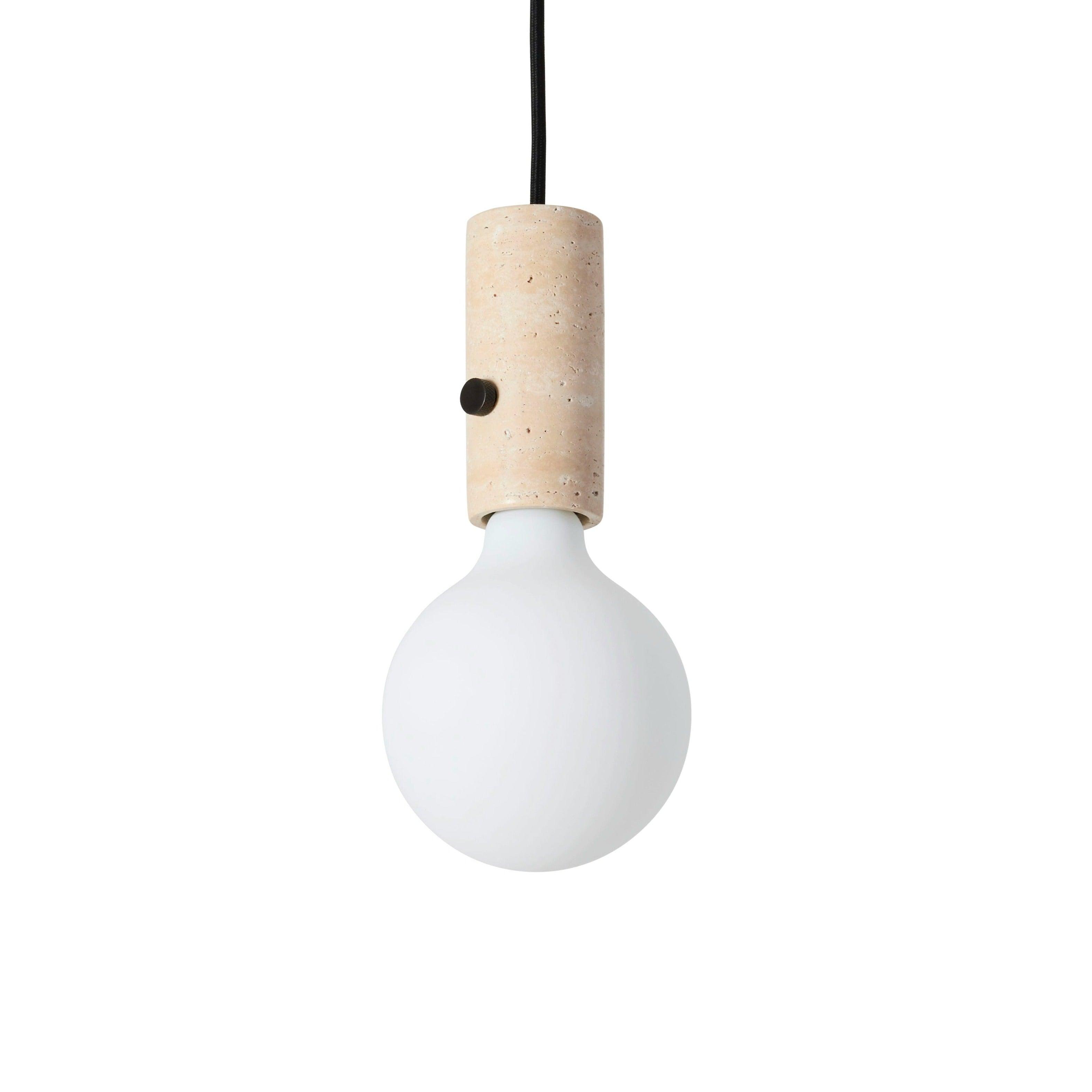 Víceúčelová lampa CORE krémový travertin