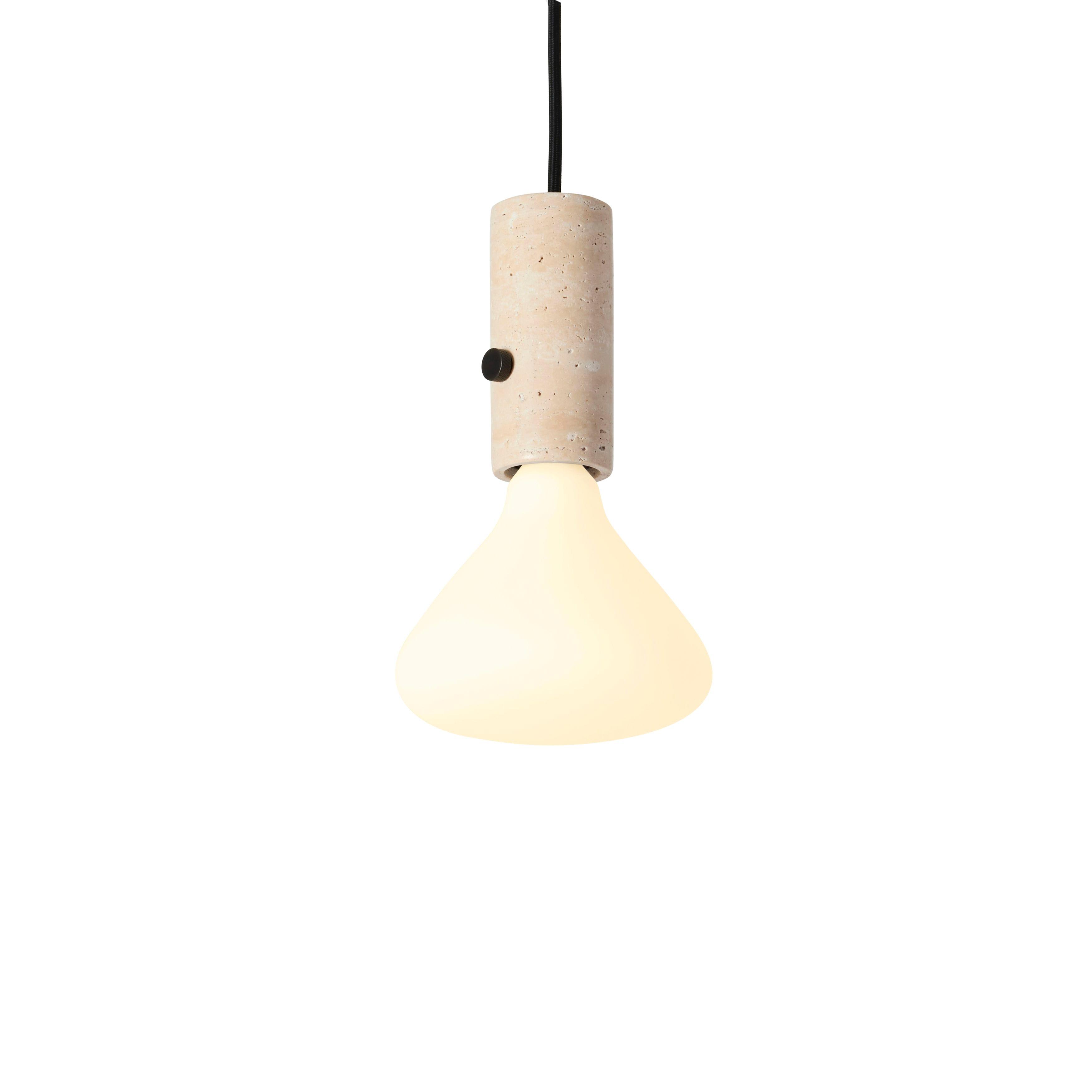 Víceúčelová lampa CORE krémový travertin