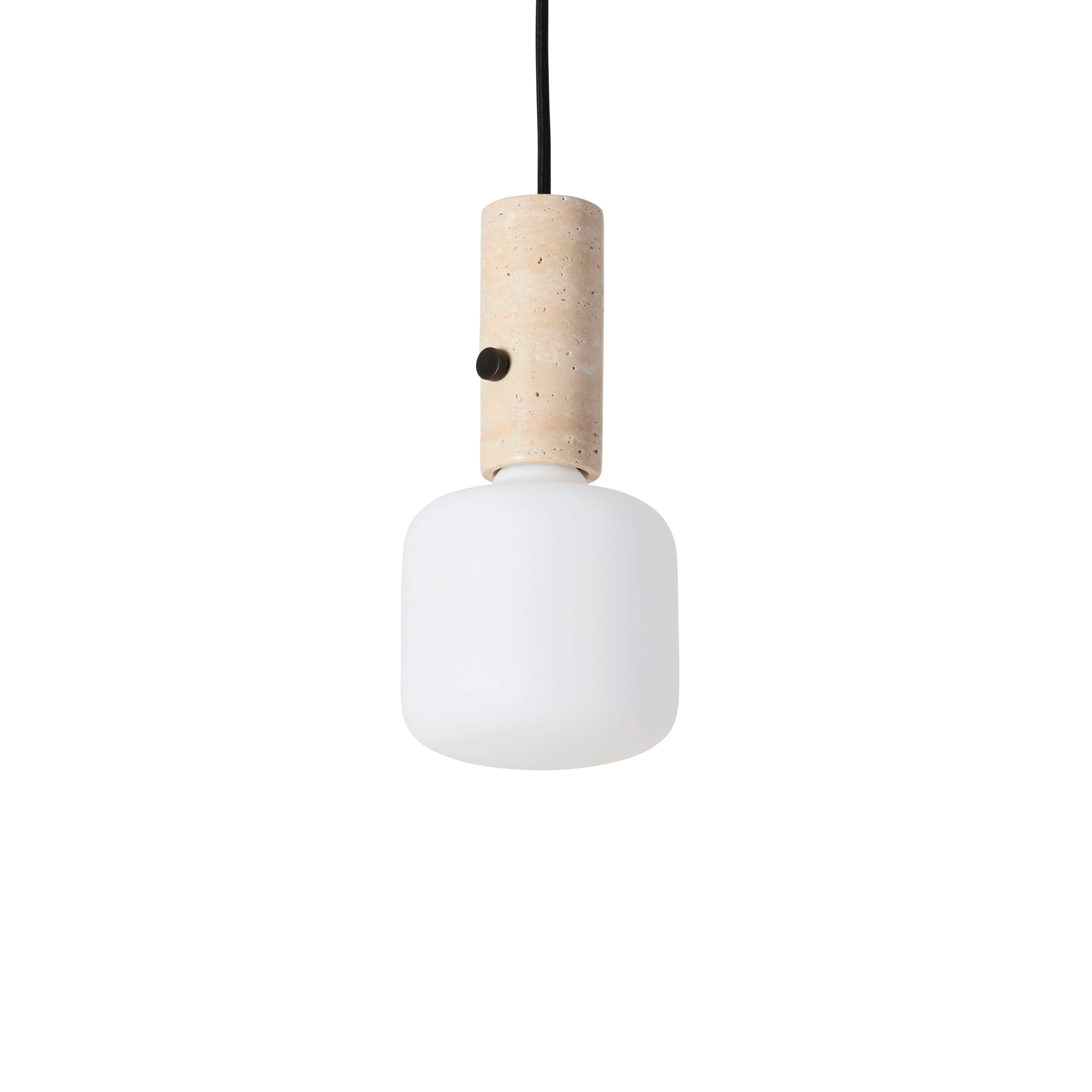Víceúčelová lampa CORE krémový travertin
