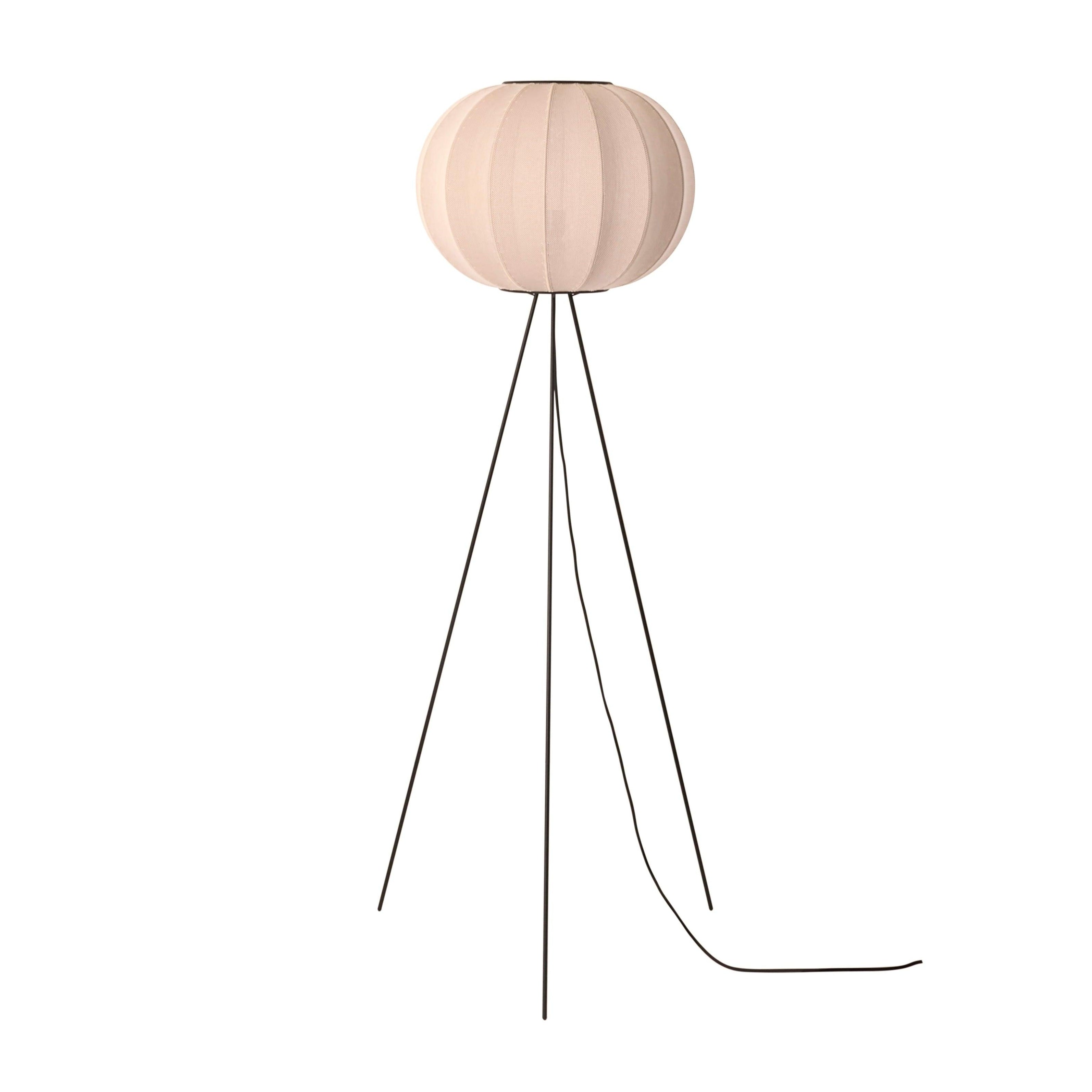 High tripod floor lamp KNIT-WIT sand