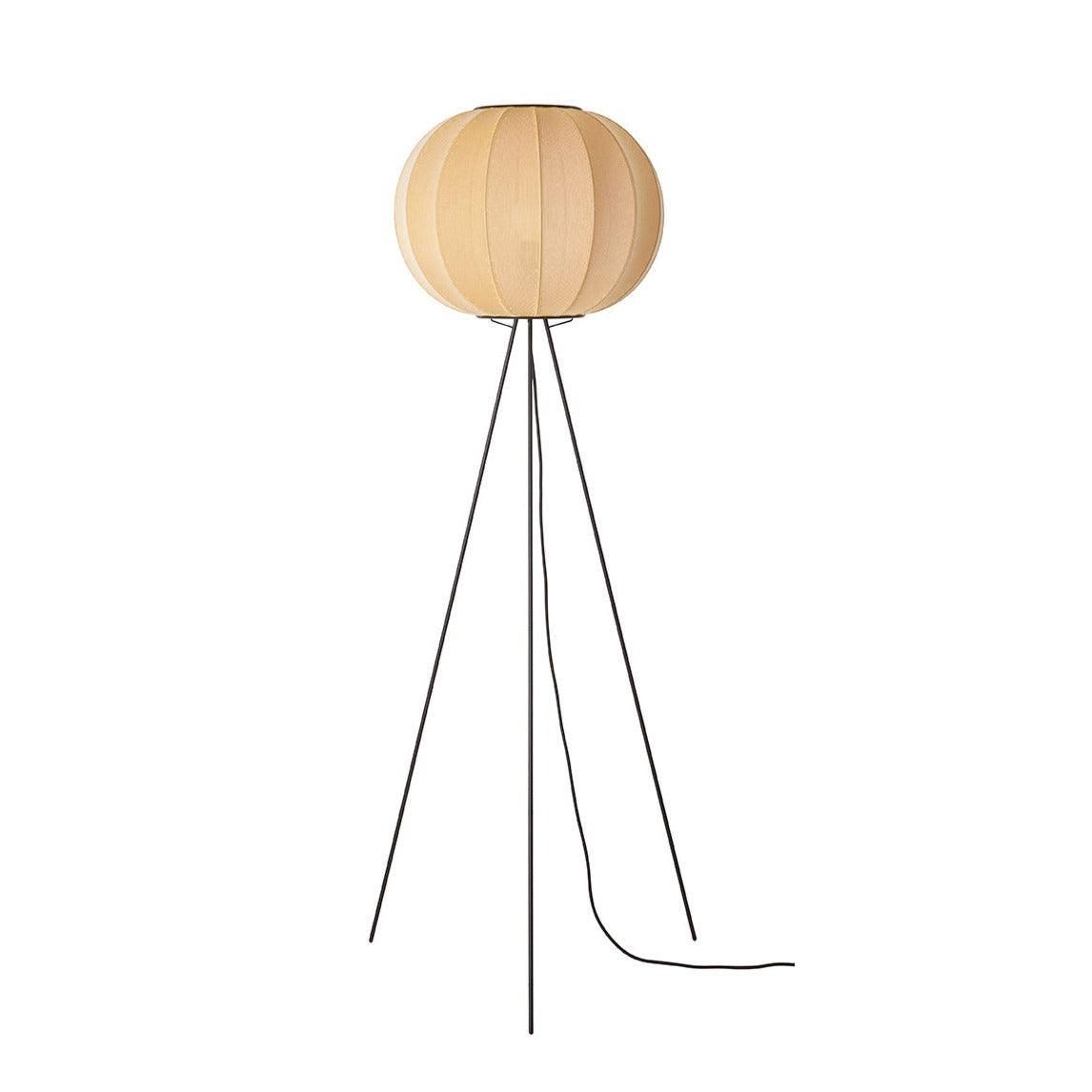 Vysoká trojnožková lampa KNIT-WIT žlutá