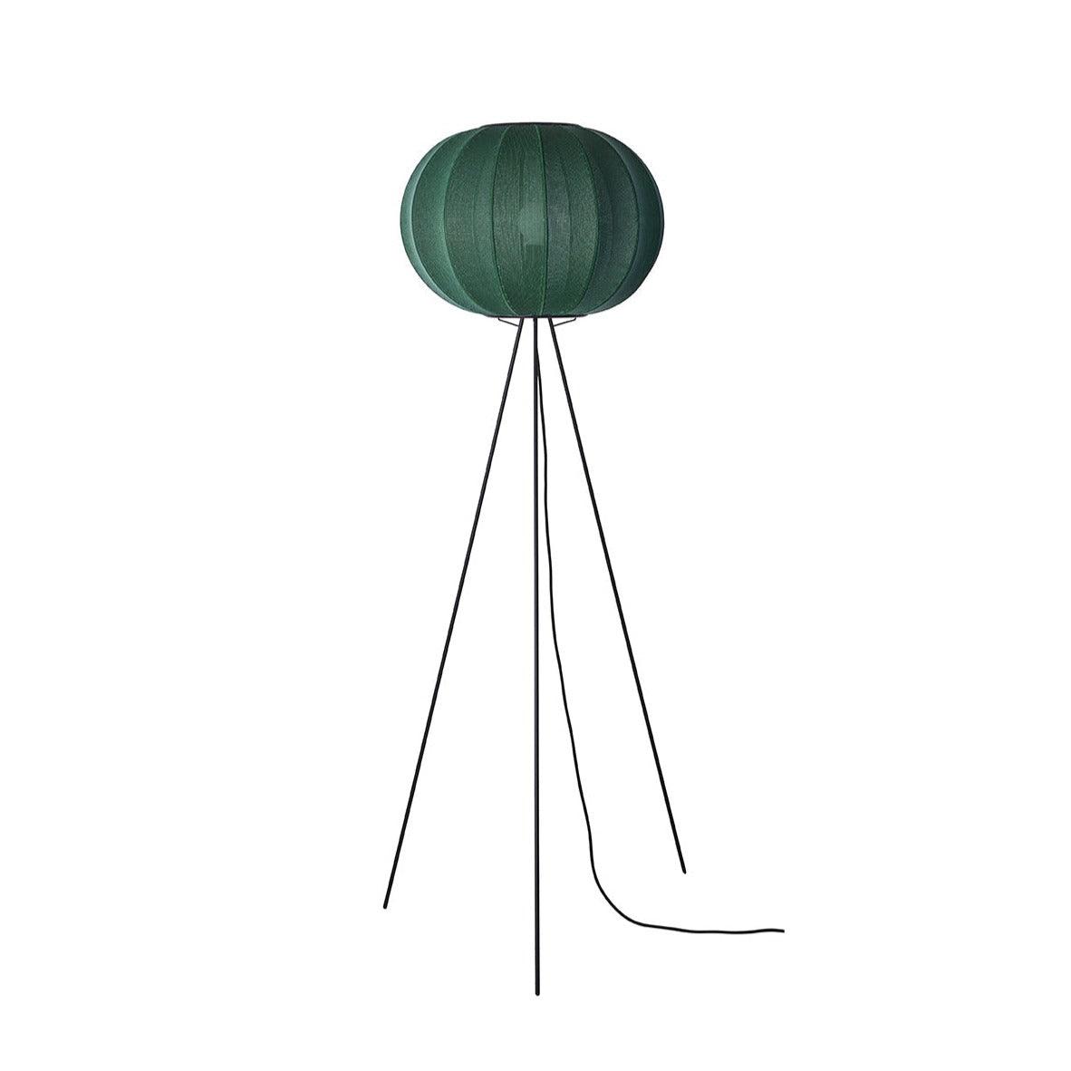 High tripod floor lamp KNIT-WIT green