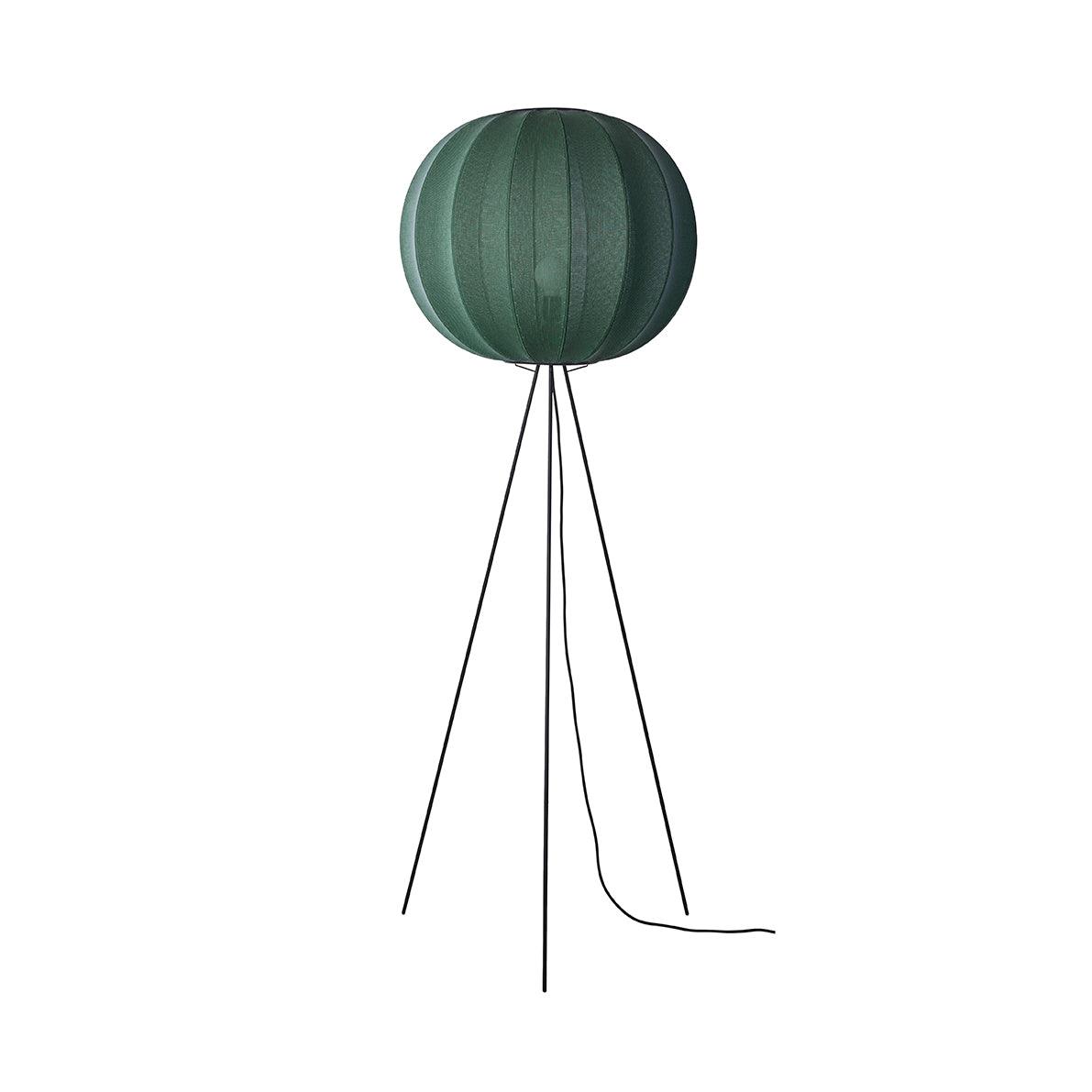 High tripod floor lamp KNIT-WIT green