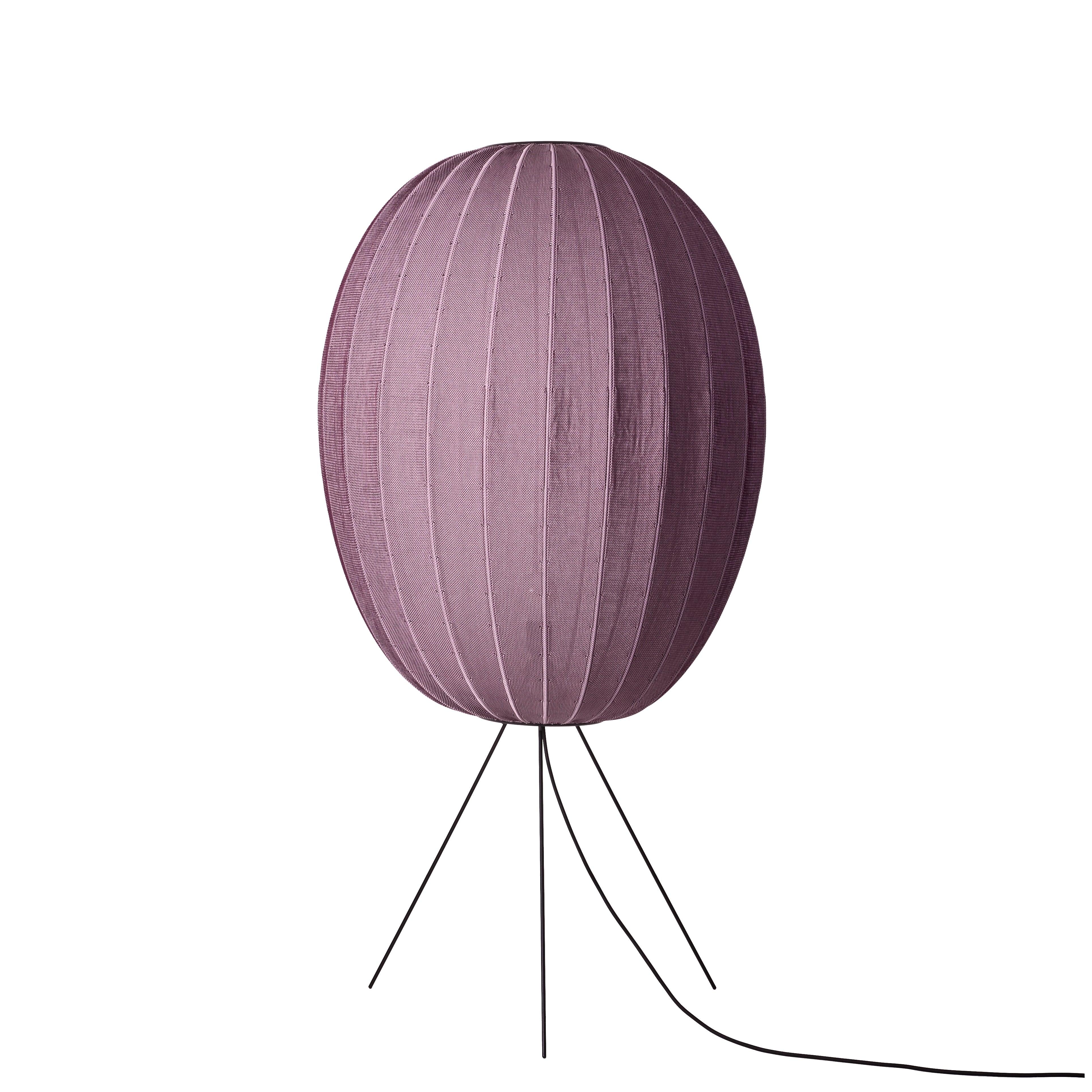 Stojací lampa trojnožka KNIT-WIT burgundská