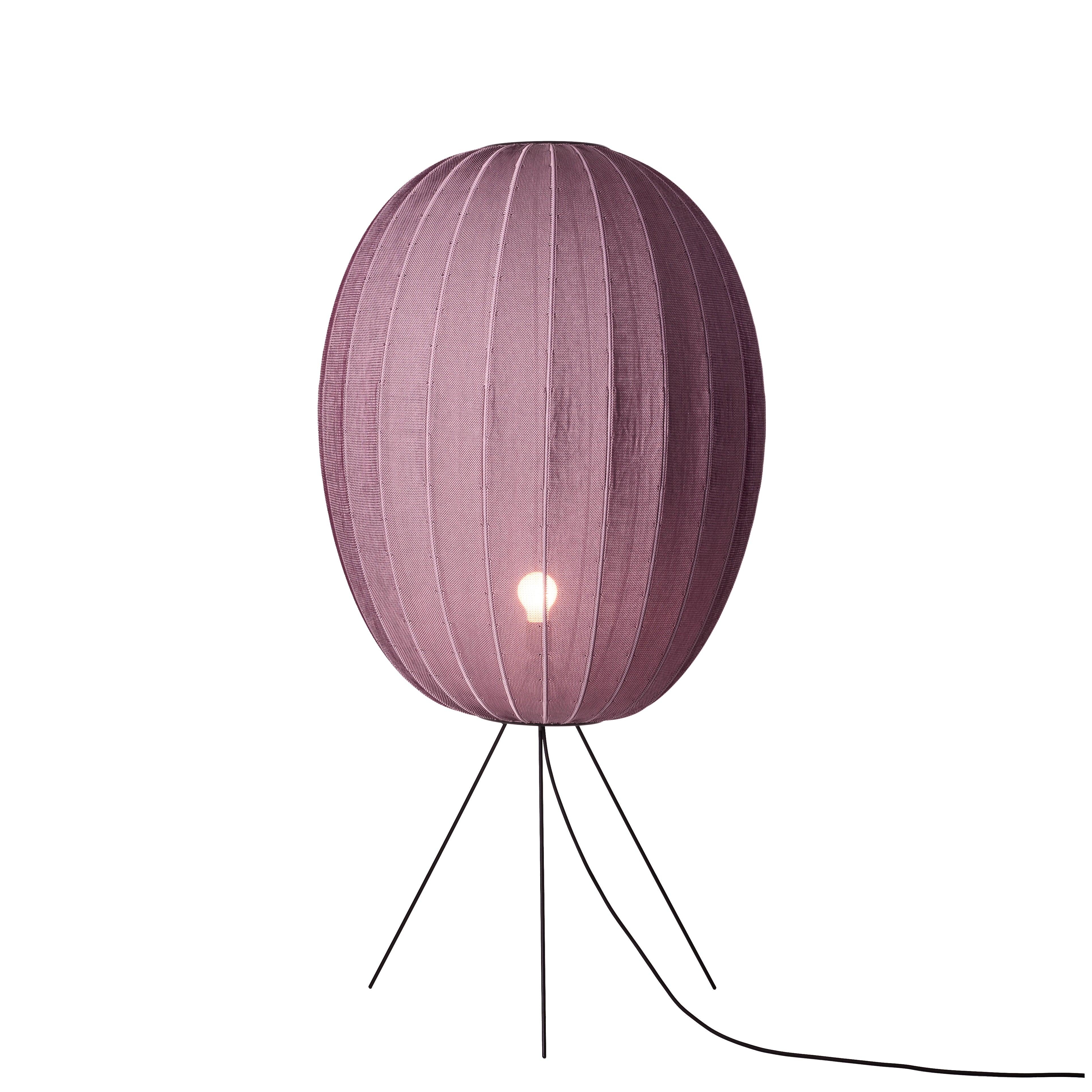Stojací lampa trojnožka KNIT-WIT burgundská