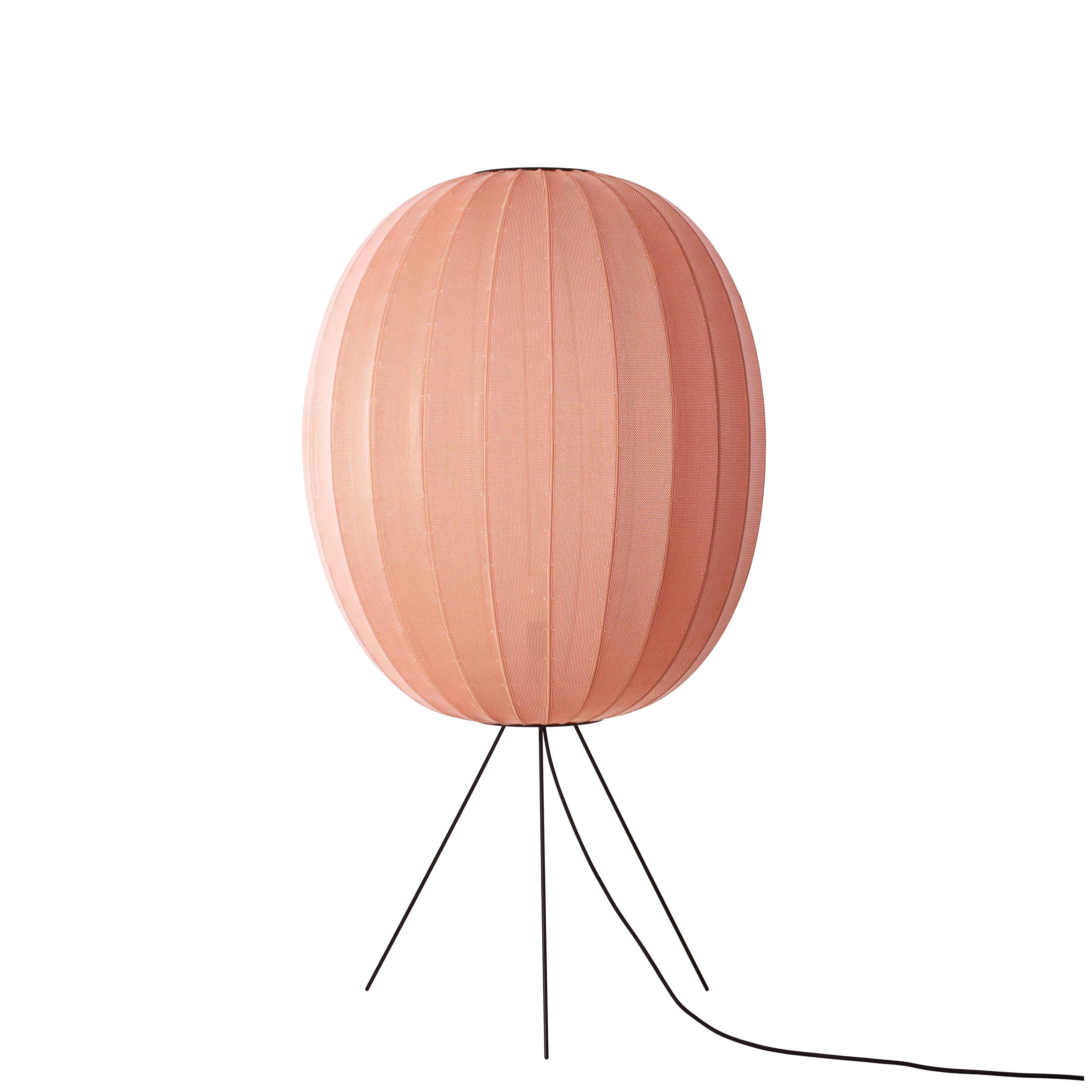 Stojací lampa trojnožka KNIT-WIT korálová