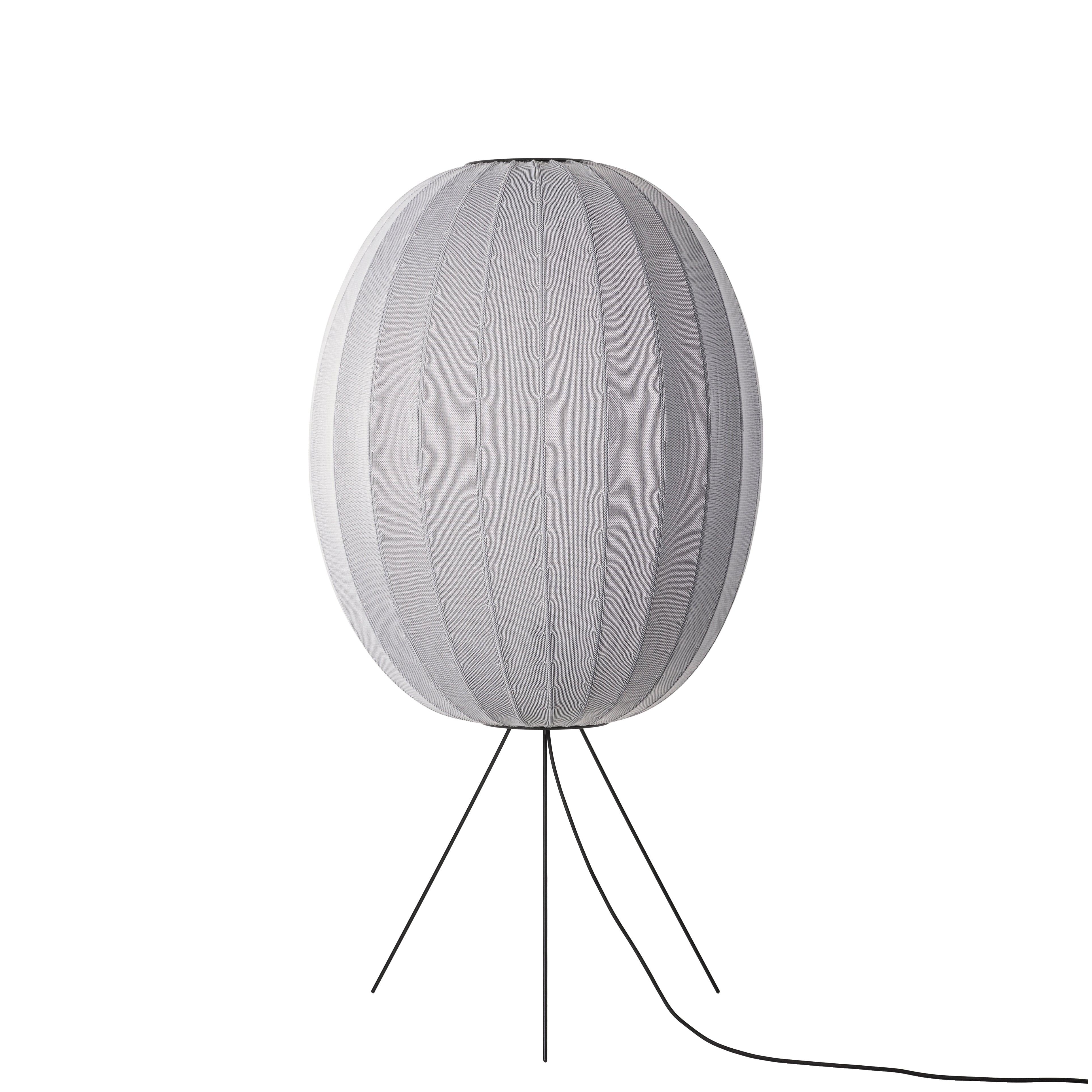 Stojací lampa trojnožka KNIT-WIT šedá