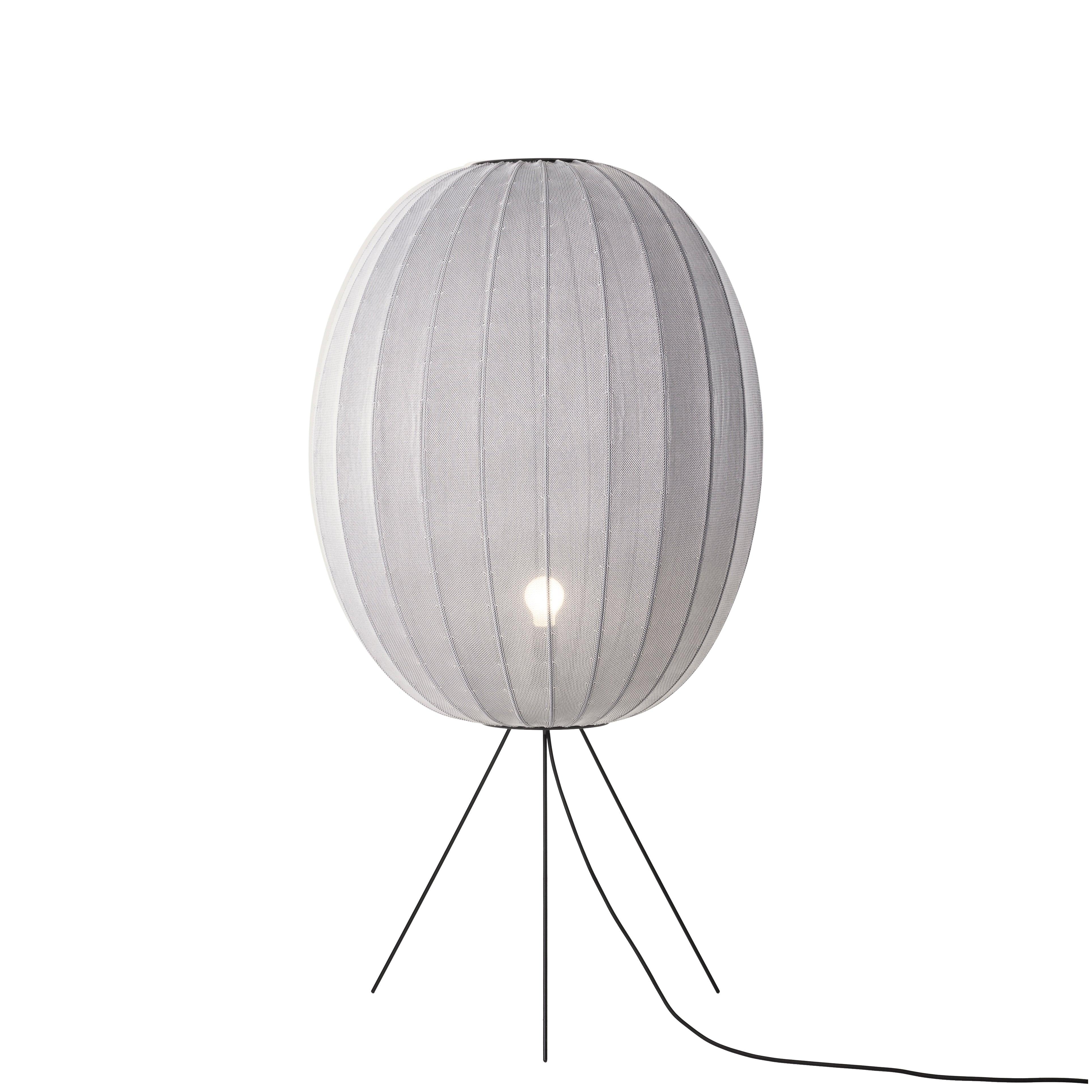 Stojací lampa trojnožka KNIT-WIT šedá