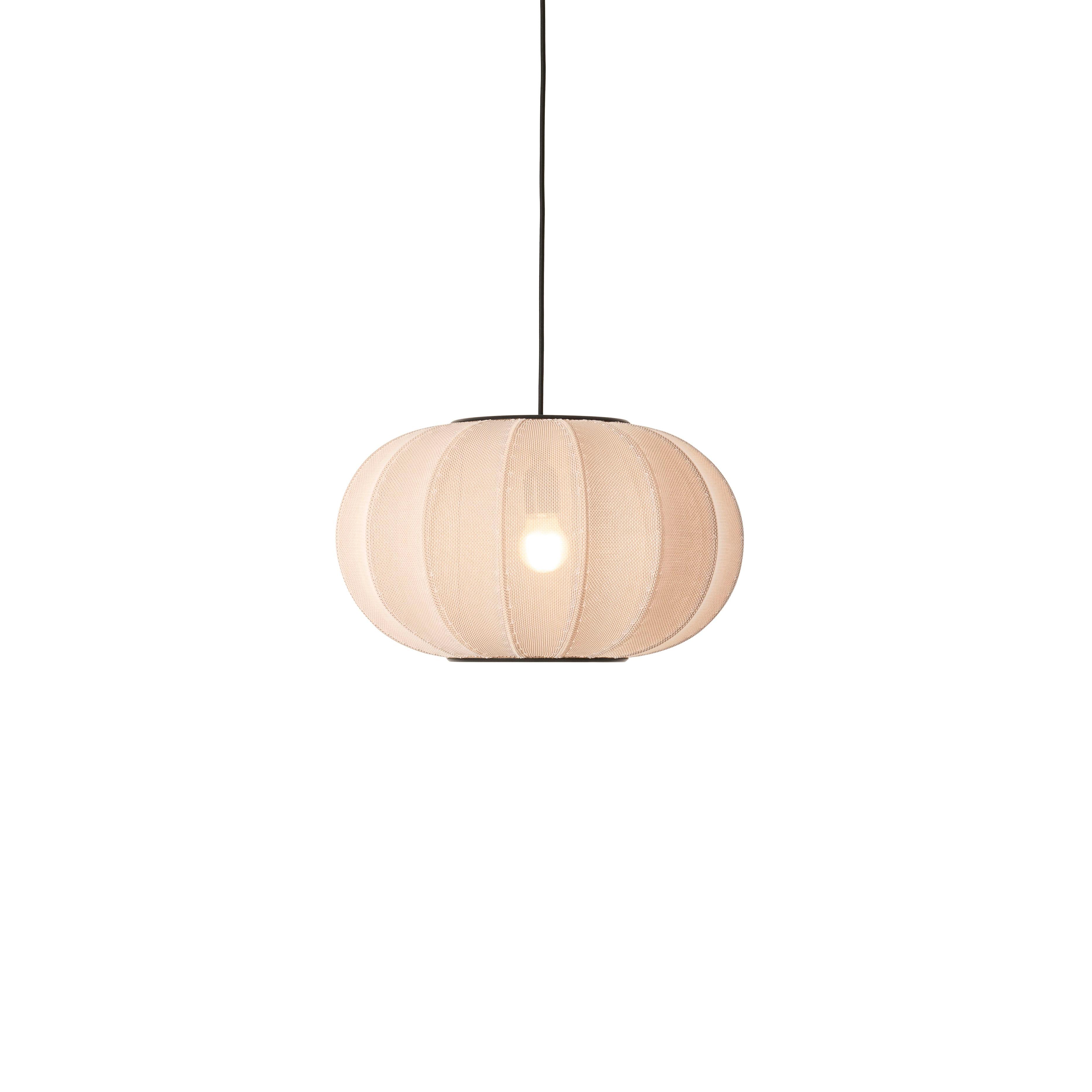 Knit-Wit Oval Sand Hanging Lamp