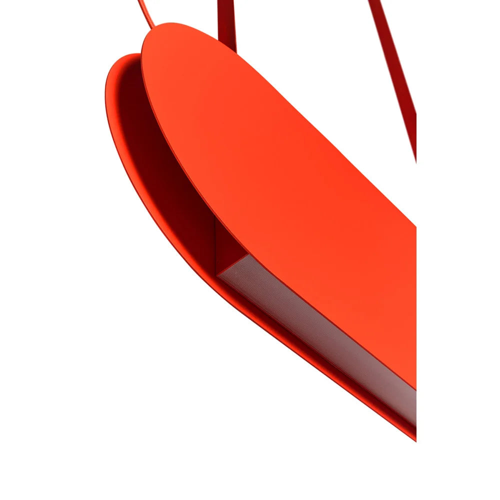 Závěsné svítidlo MALUMI červeno-oranžové