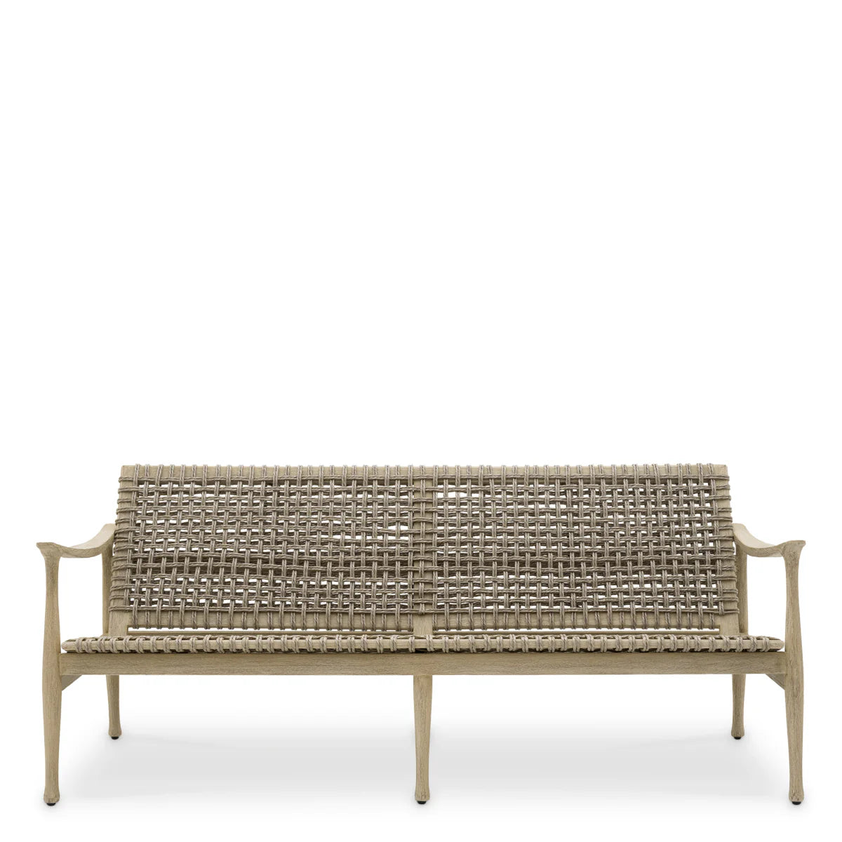 Sofa do exteriéru MANZO šedá s béžovou