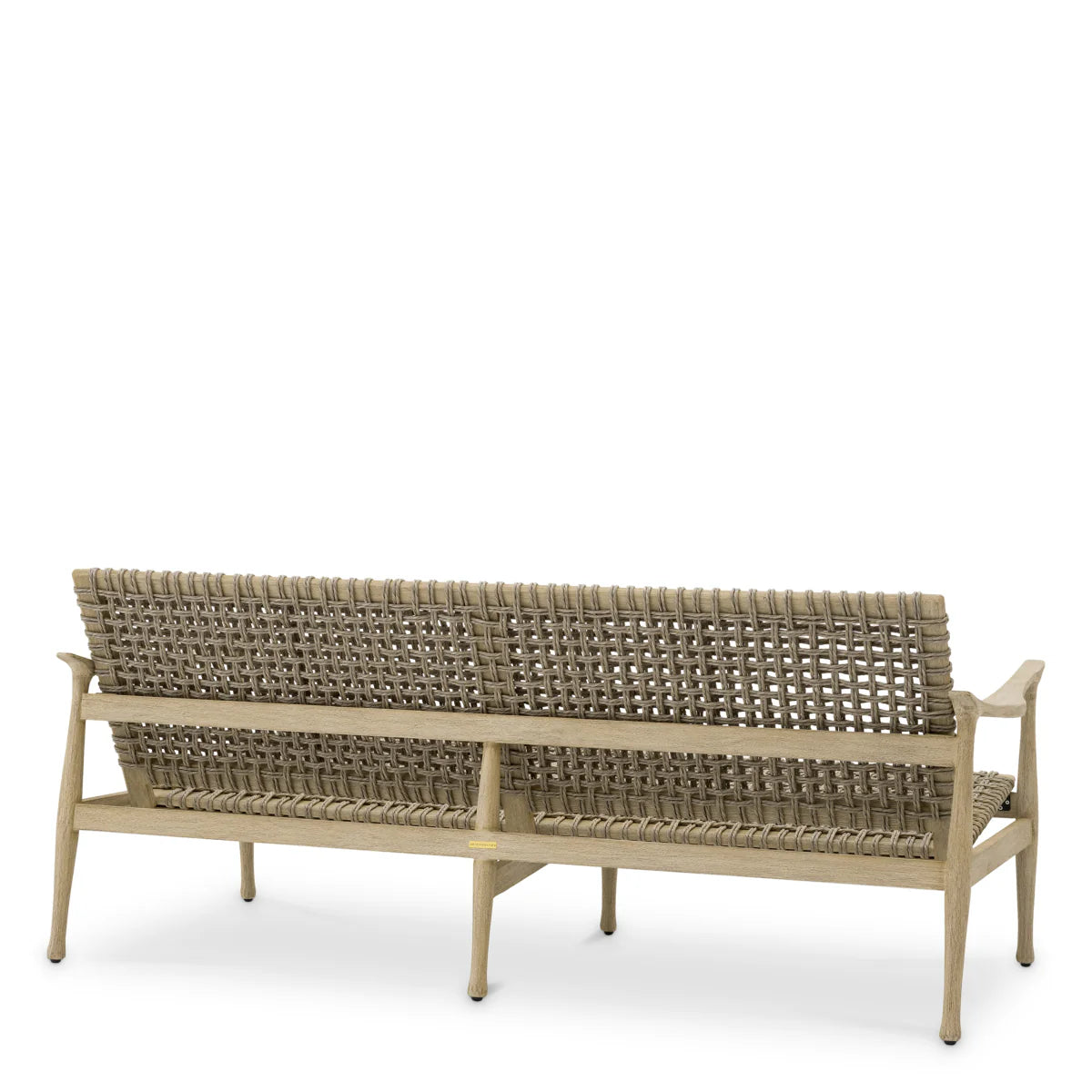 Sofa do exteriéru MANZO šedá s béžovou