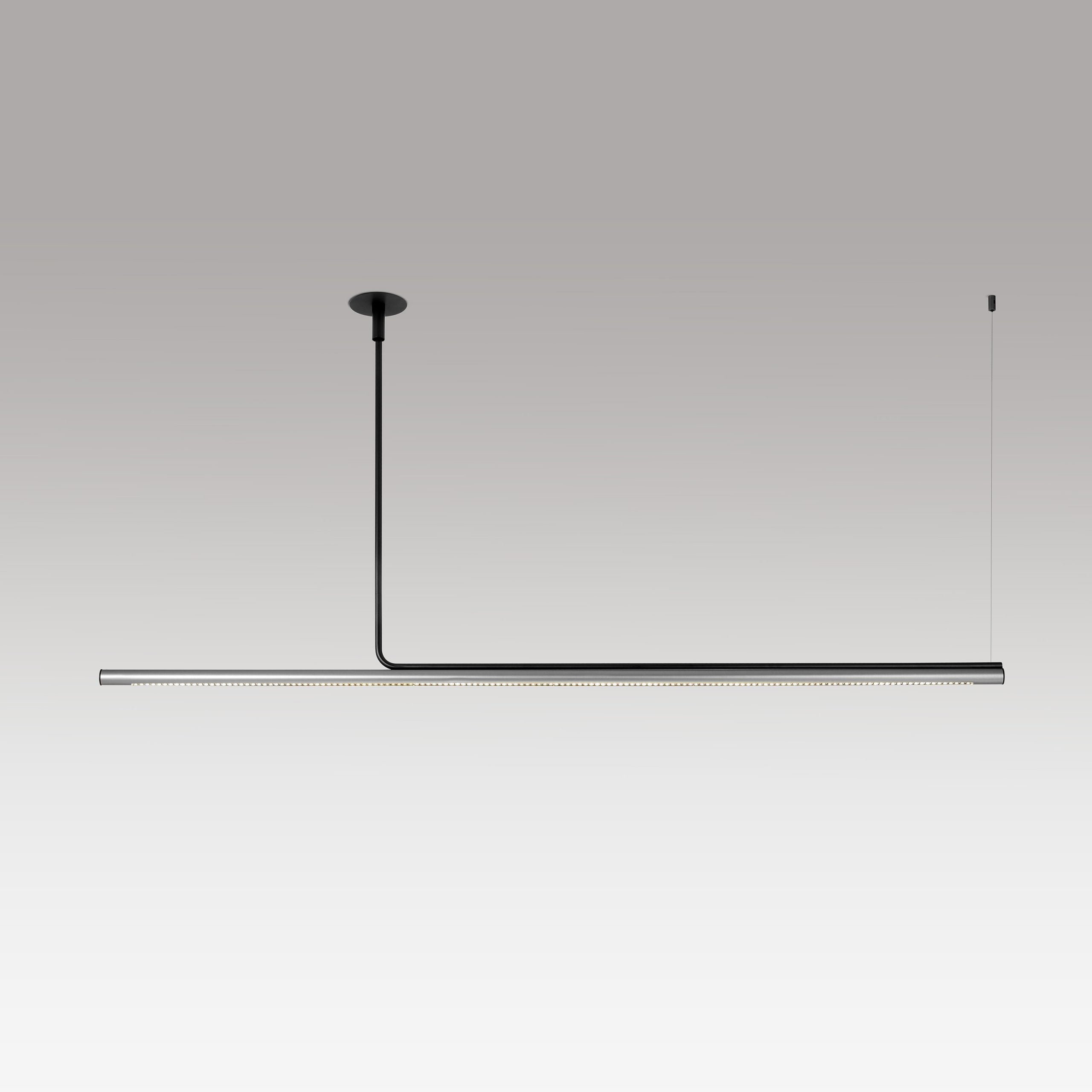 Stropní lampa AMBROSIA PRO stříbrná