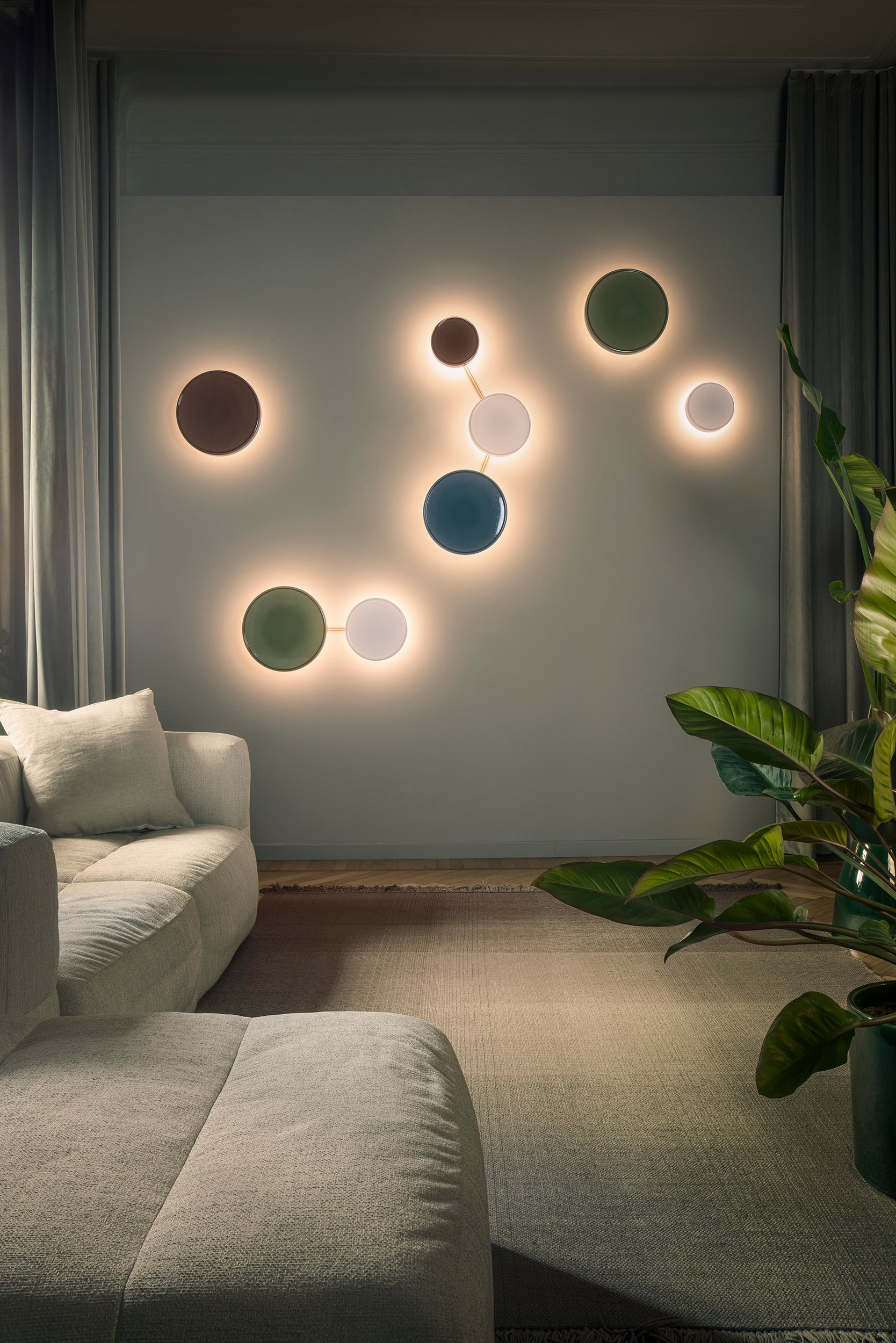 CARAMEL Brown Wall Sconce