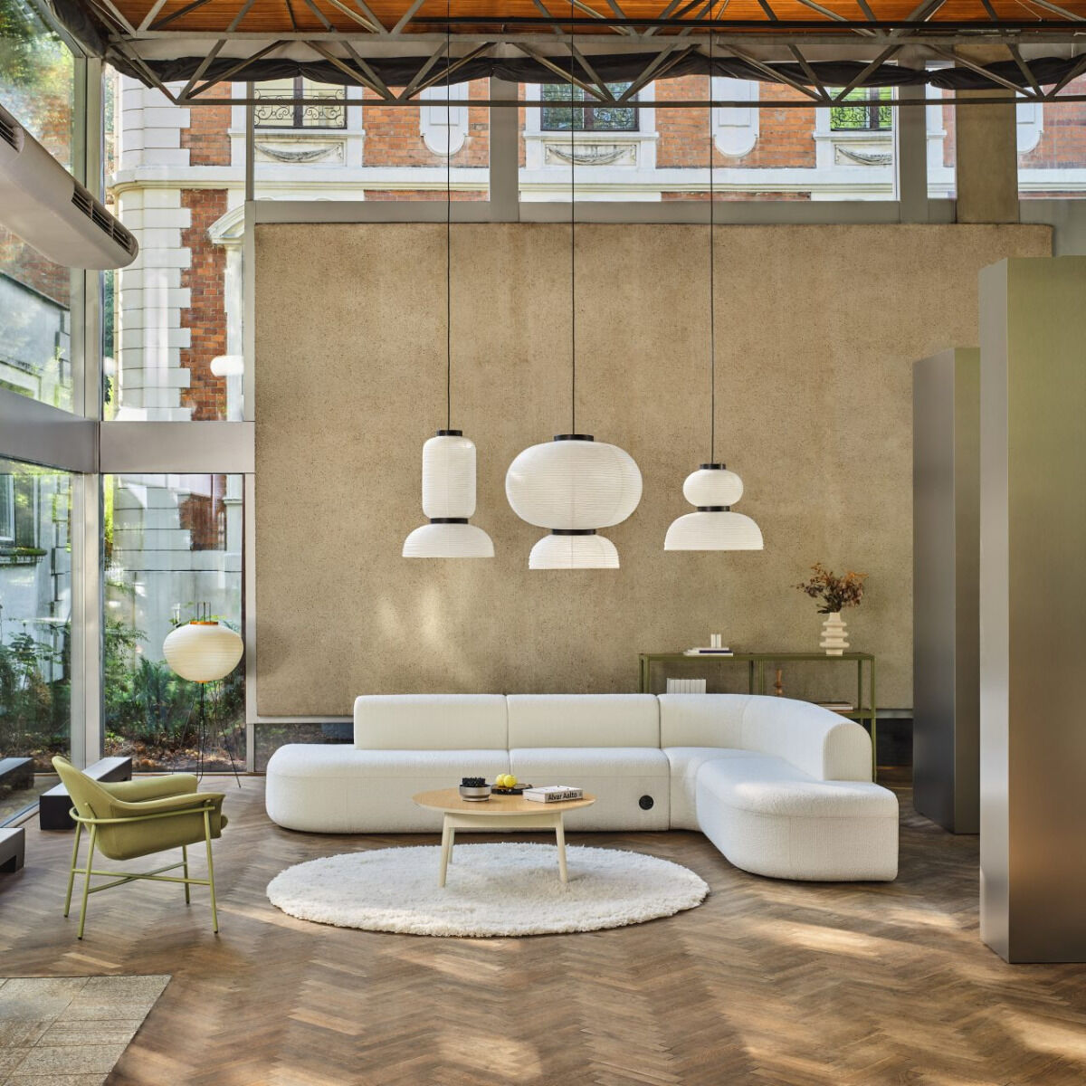 Sofa 4-modułowa narożna ARTIKO tapicerowana do salonu – .mdd