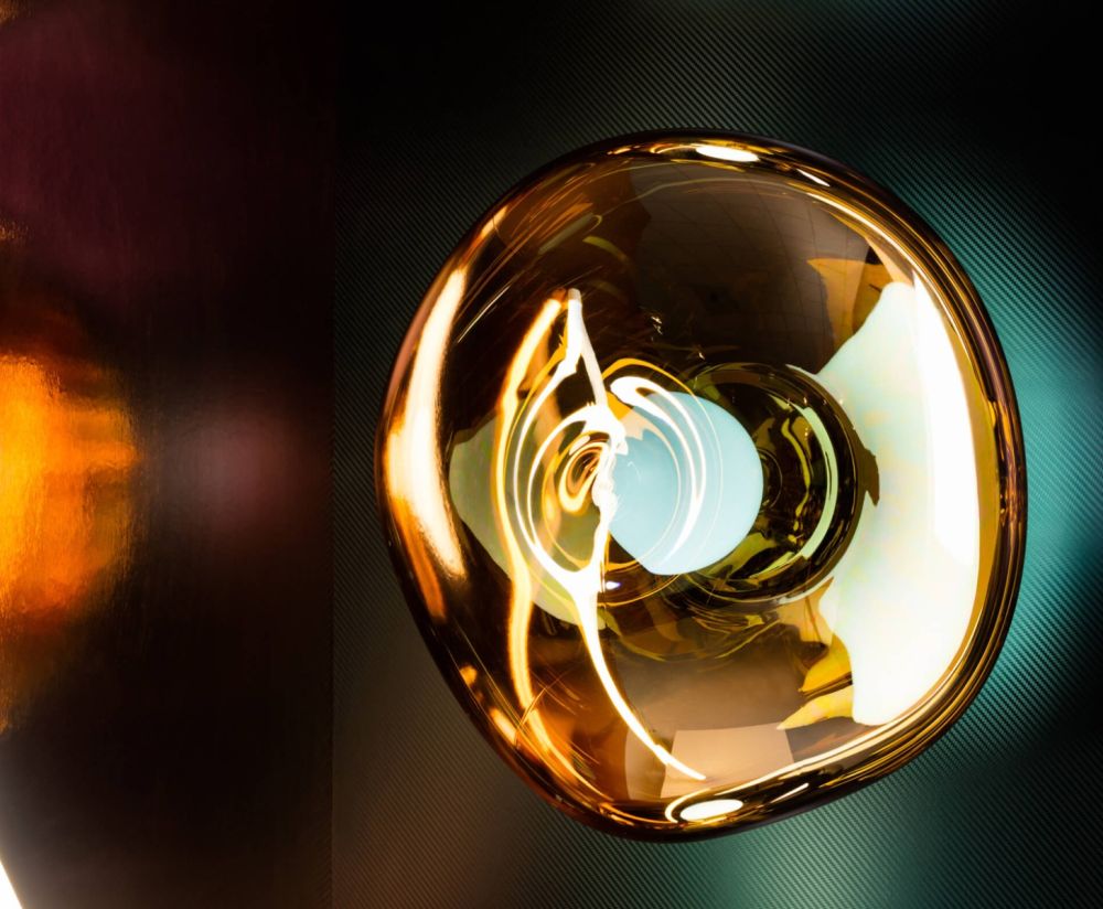 Nástěnné svítidlo MELT zlaté