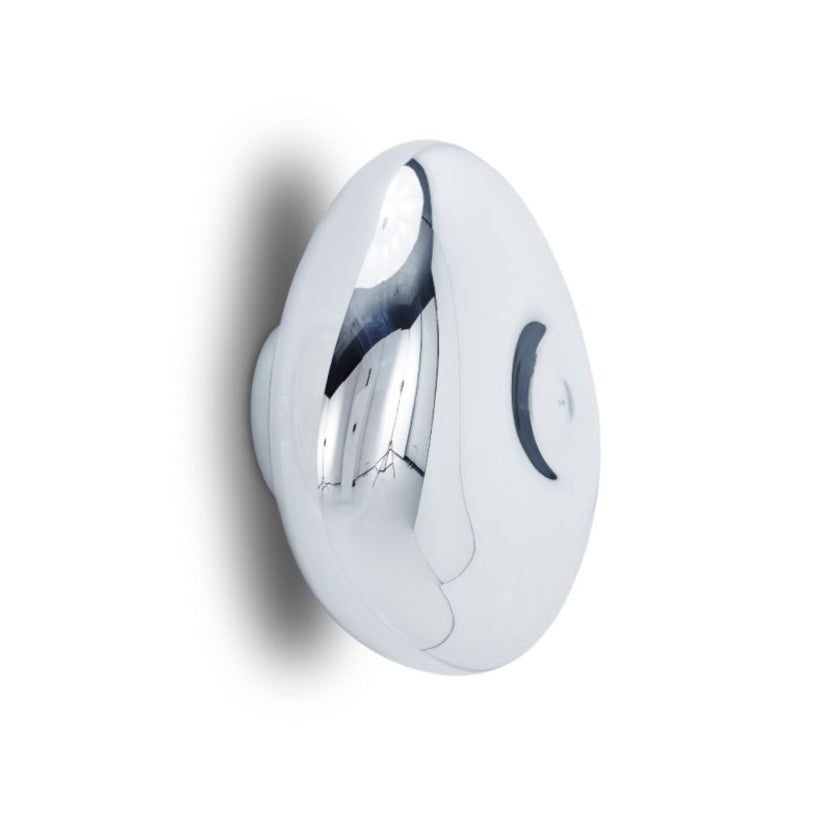 Silver wall lamp