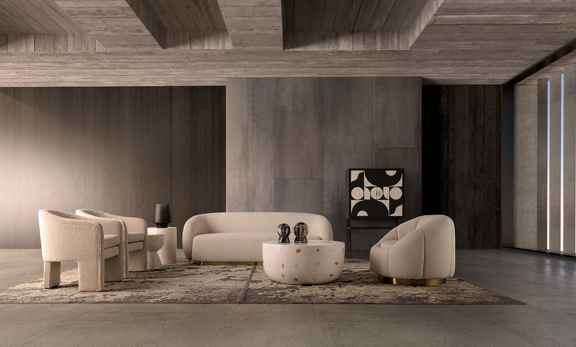 Boční stolek ALBENGA lastryko