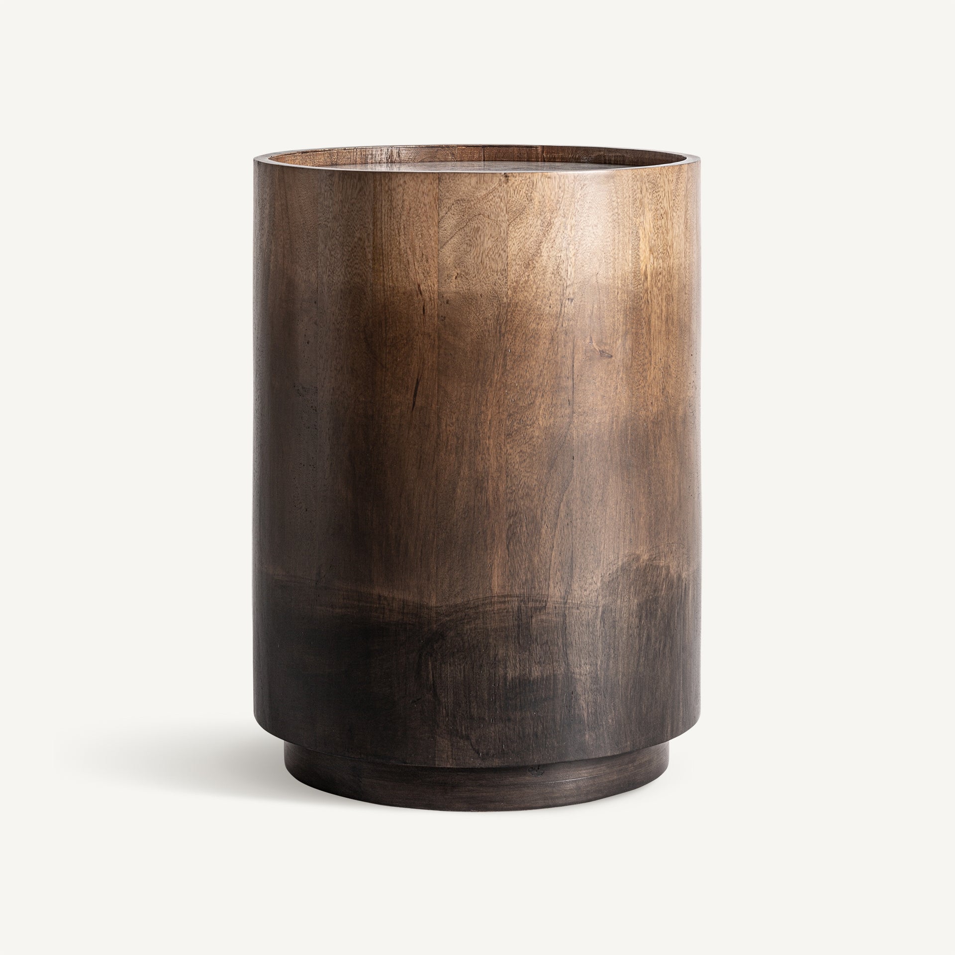 ARNEKE Side Table in Mango Wood with Marble Top