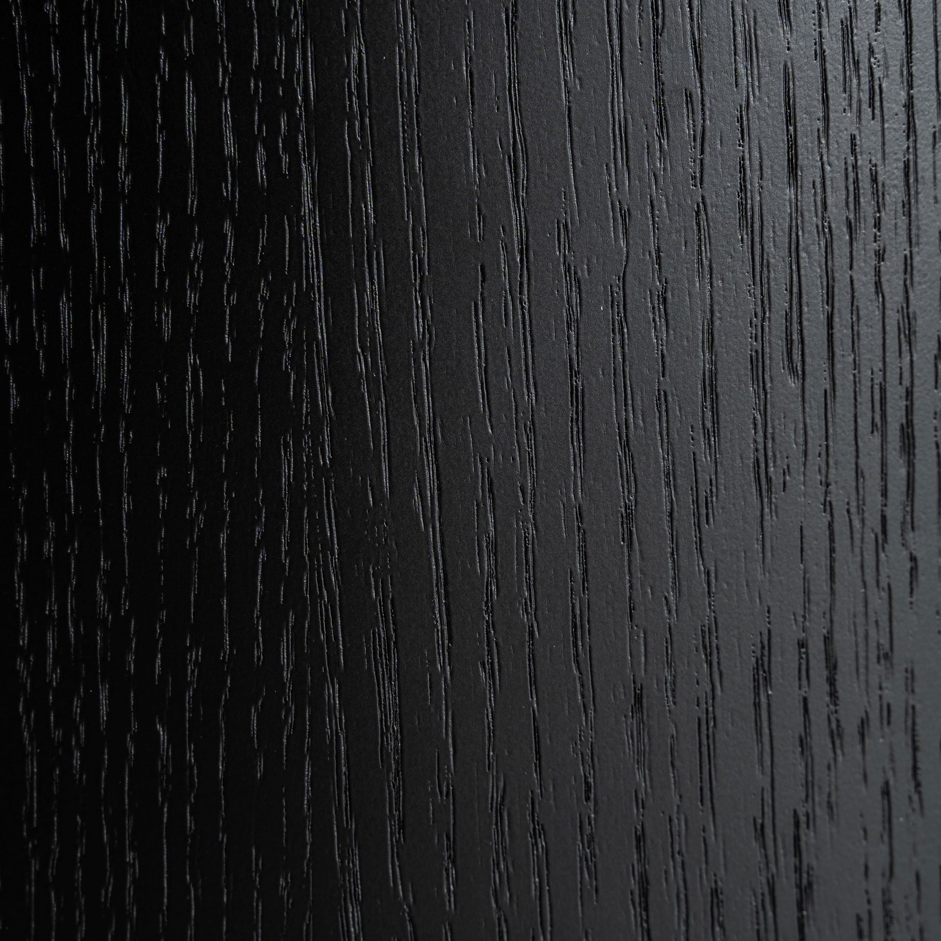 BREIL Black Side Table with Oak Veneer and White Ceramic Top