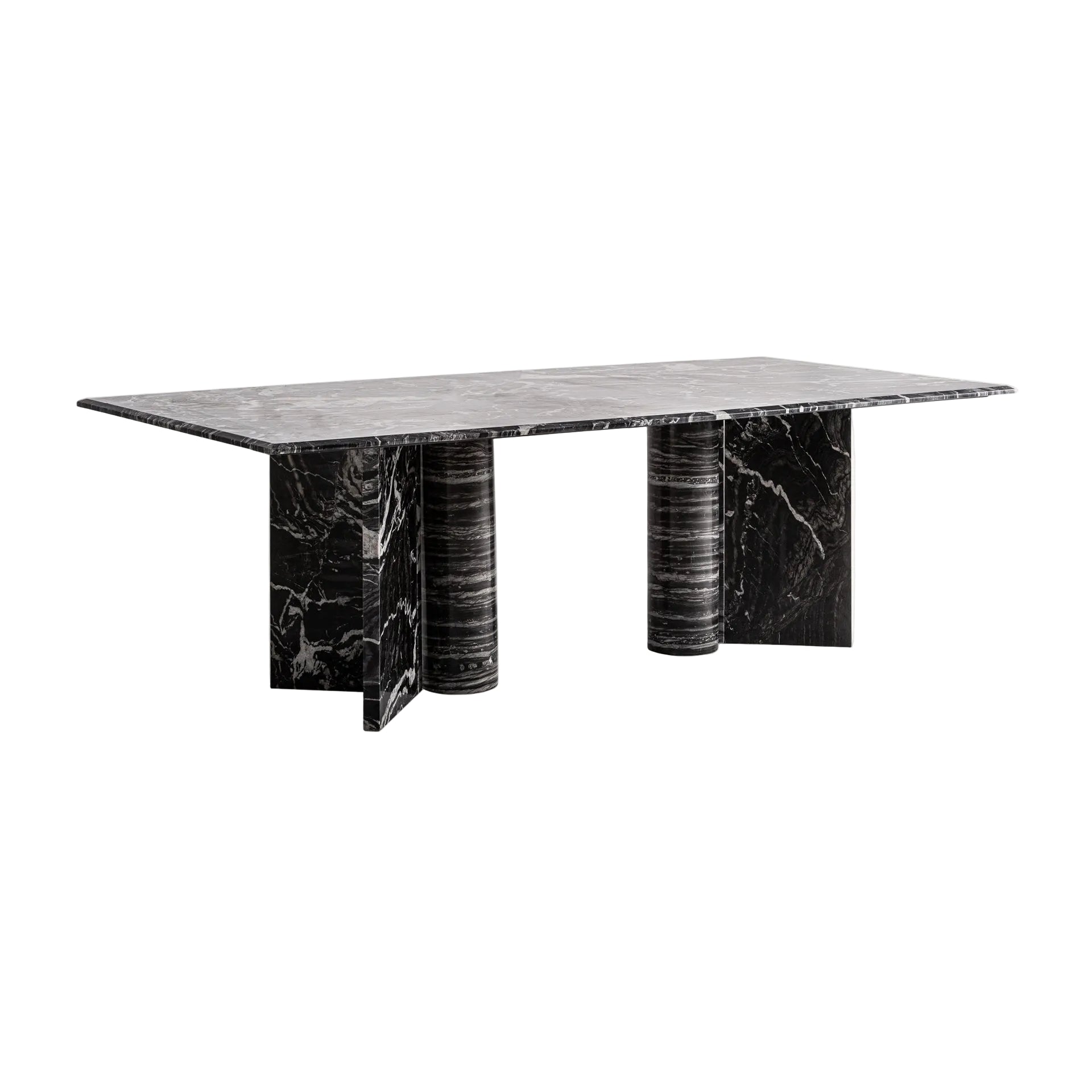 GAUTBY Table Black Marble
