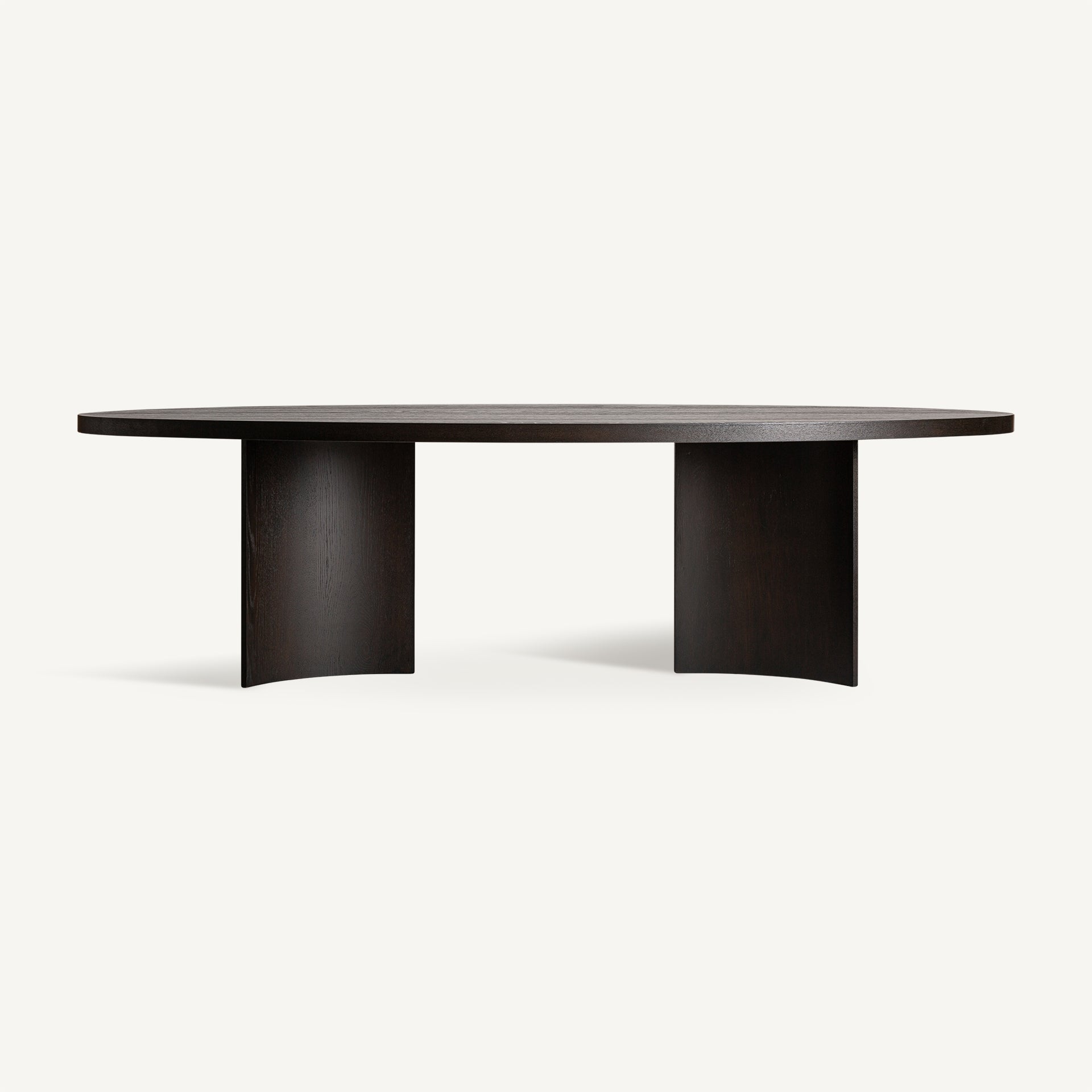 NEUVIC Dark Oak Veneer Oval Table