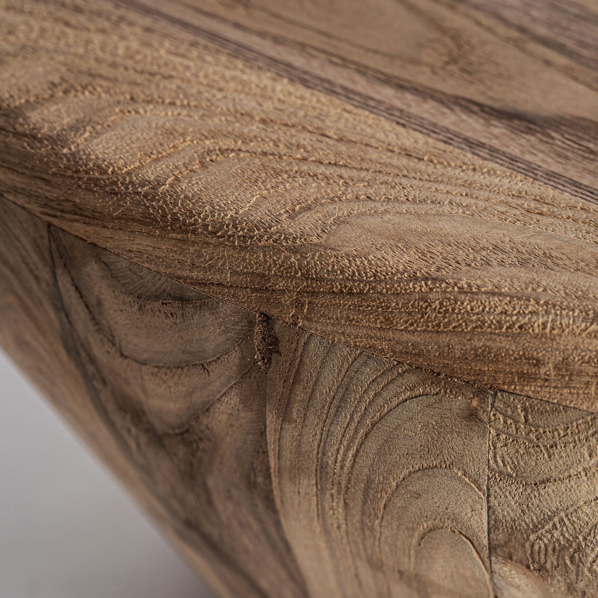 ERLOY Conical Coffee Table Recycled Teak Wood