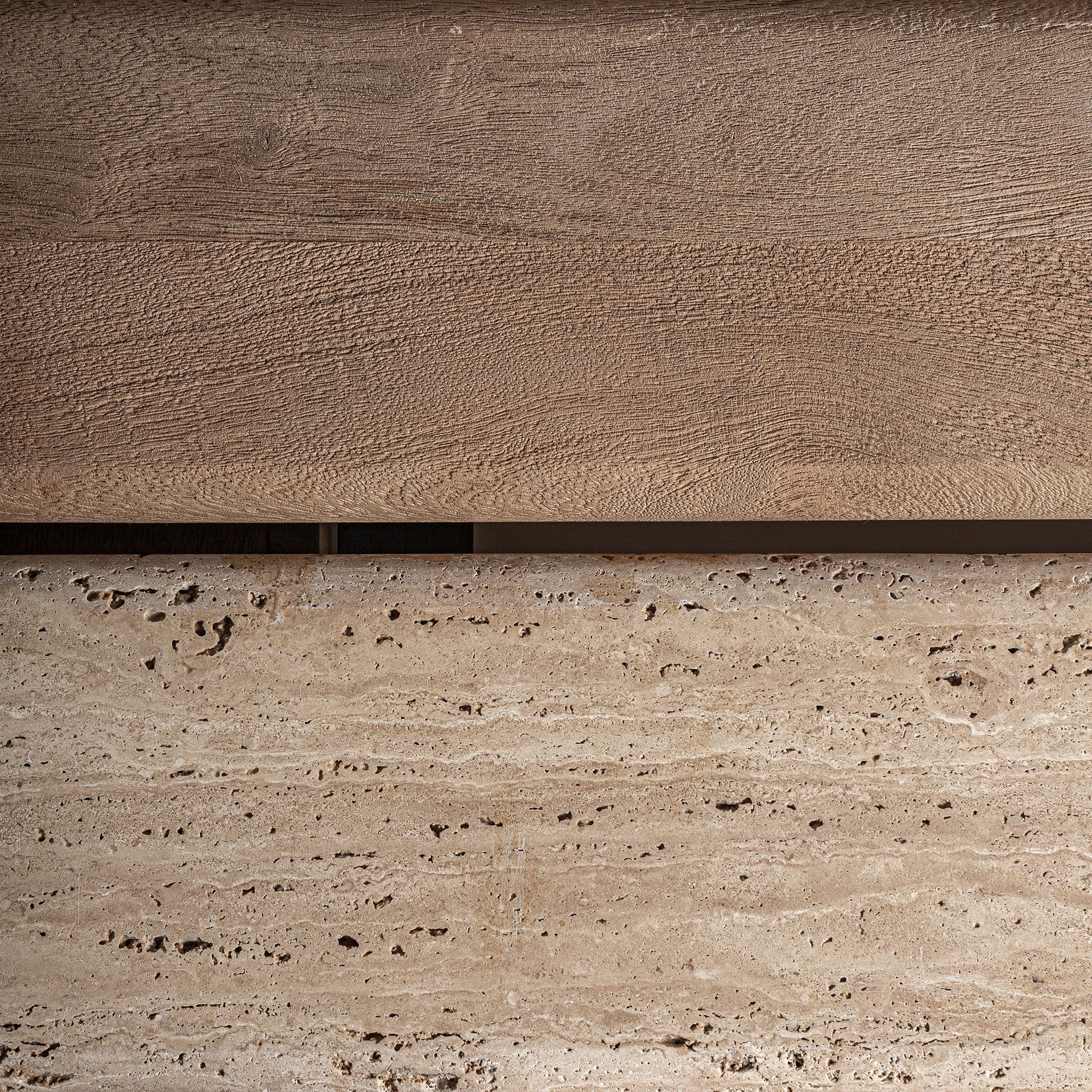 Konferenční stolek JACQUARD mango dřevo s mramorem