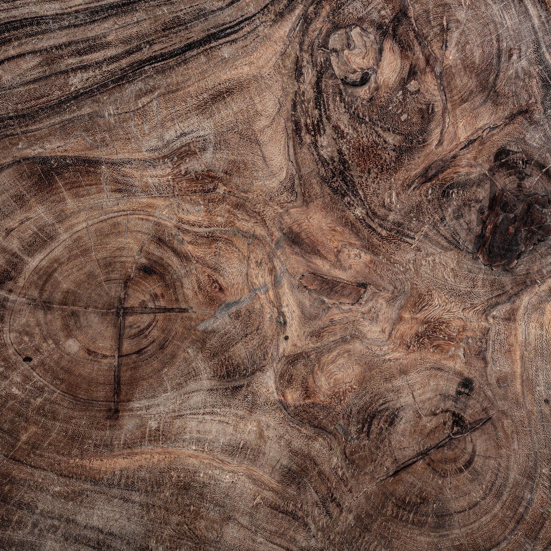 Konferenční stolek KHALED dřevo suar