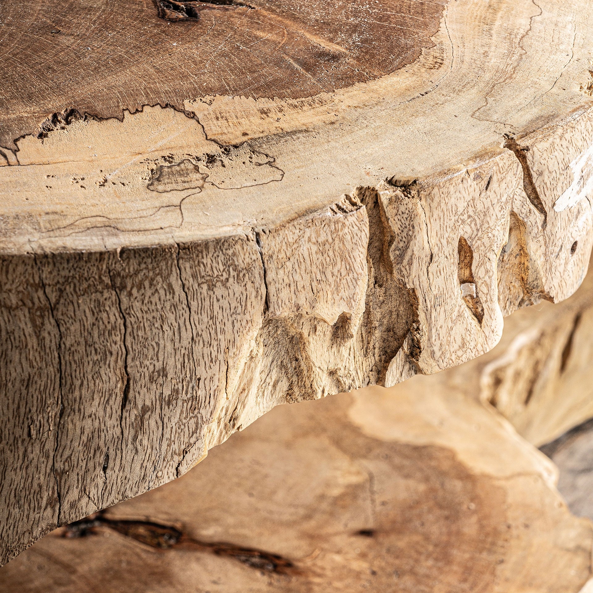 Konferenční stolek KHALED dřevo suar