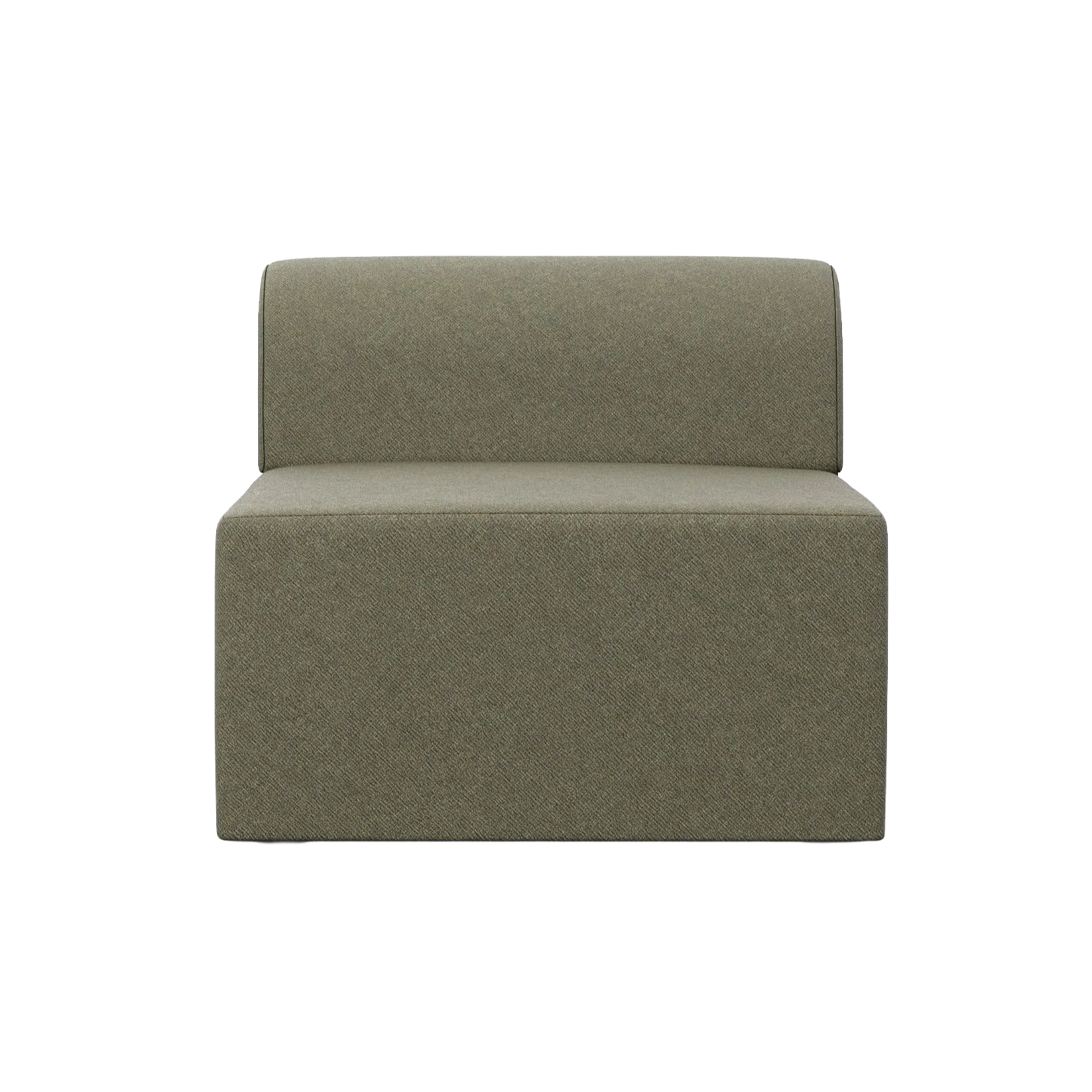 Modulová pohovka TORI - střední modul zelený