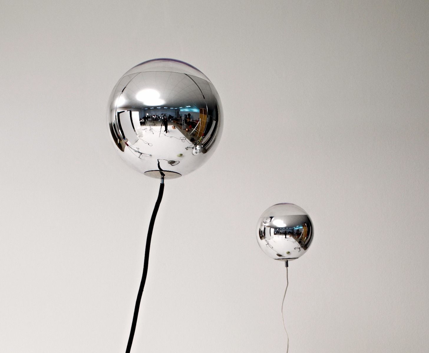 Mirror Ball Srebrry hanging lamp