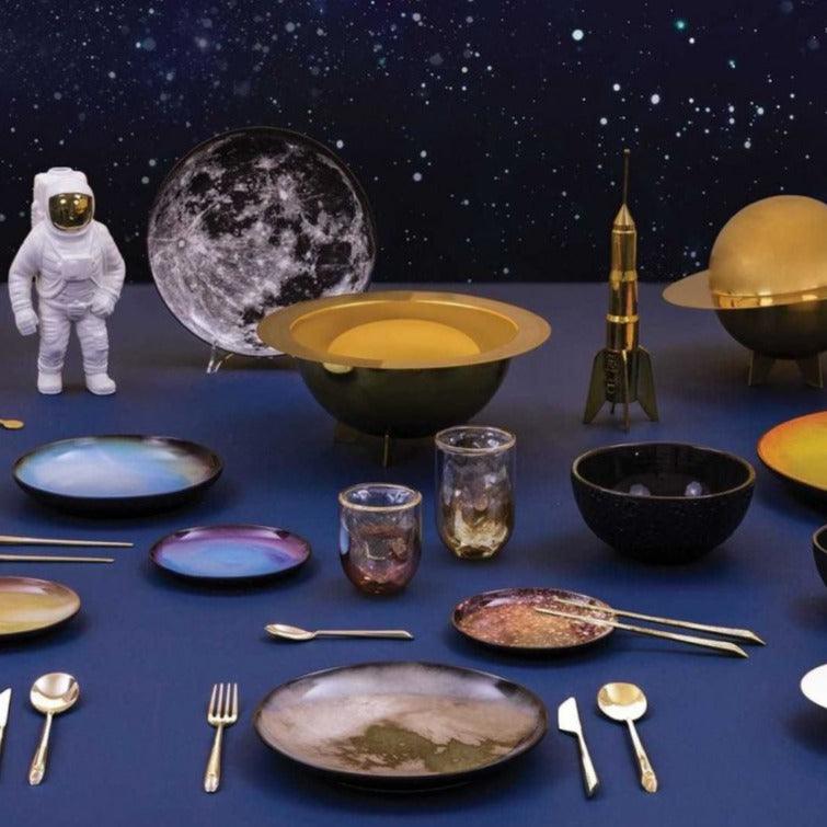 Miska COSMIC DINER LUNAR SALAD BOWL mosiężny Seletti Eye on Design