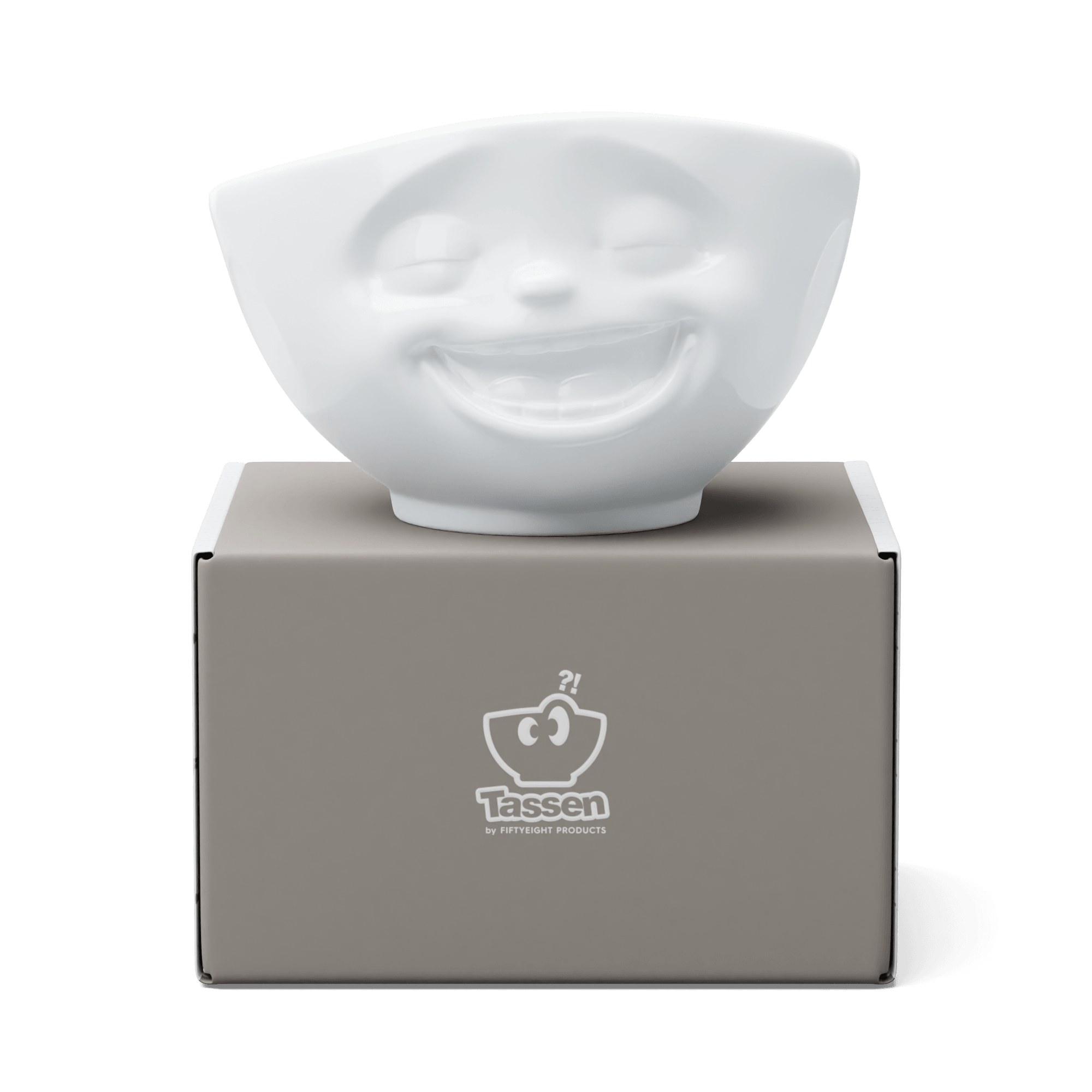 Miska LAUGHING biały 58products Eye on Design