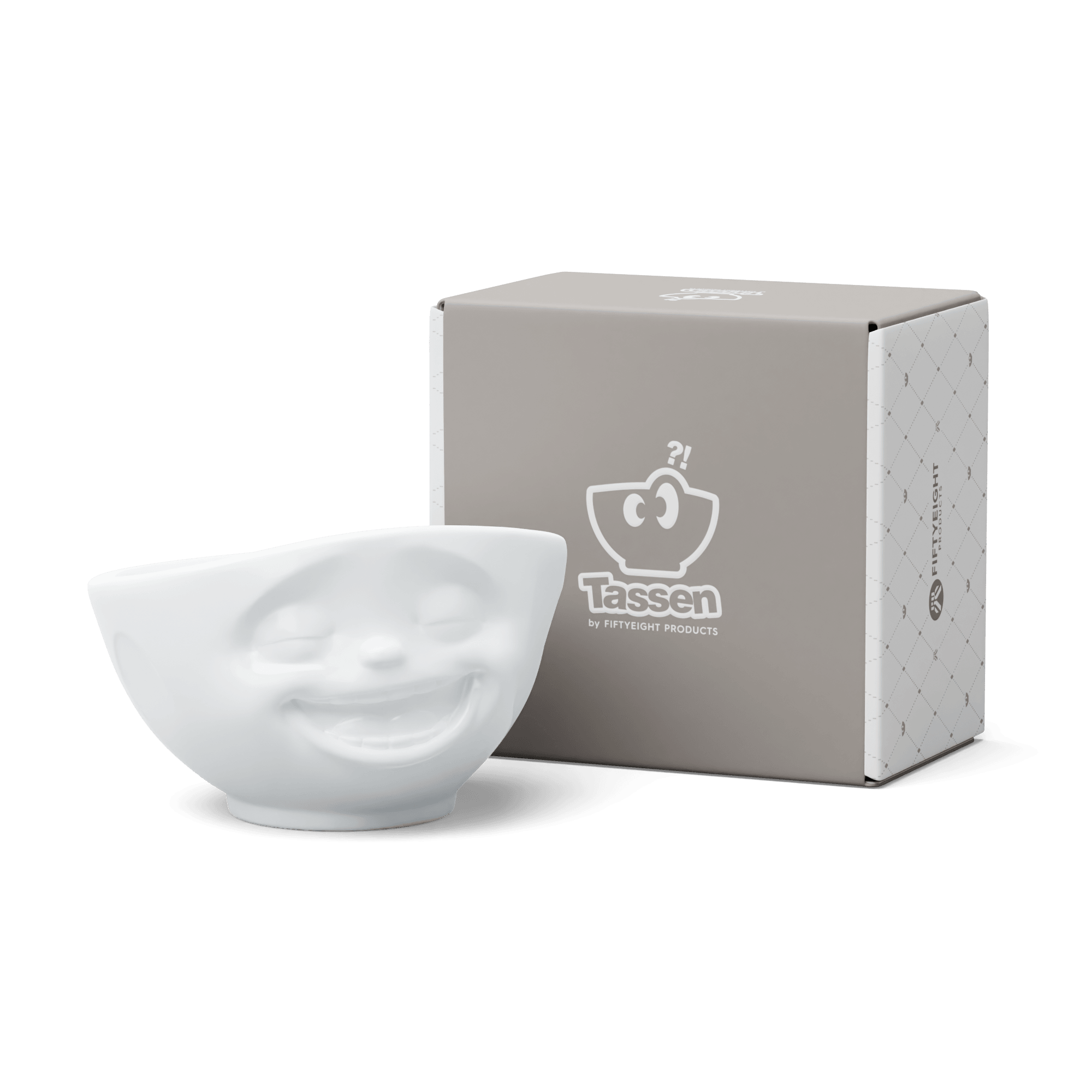 Miska LAUGHING biały 58products Eye on Design