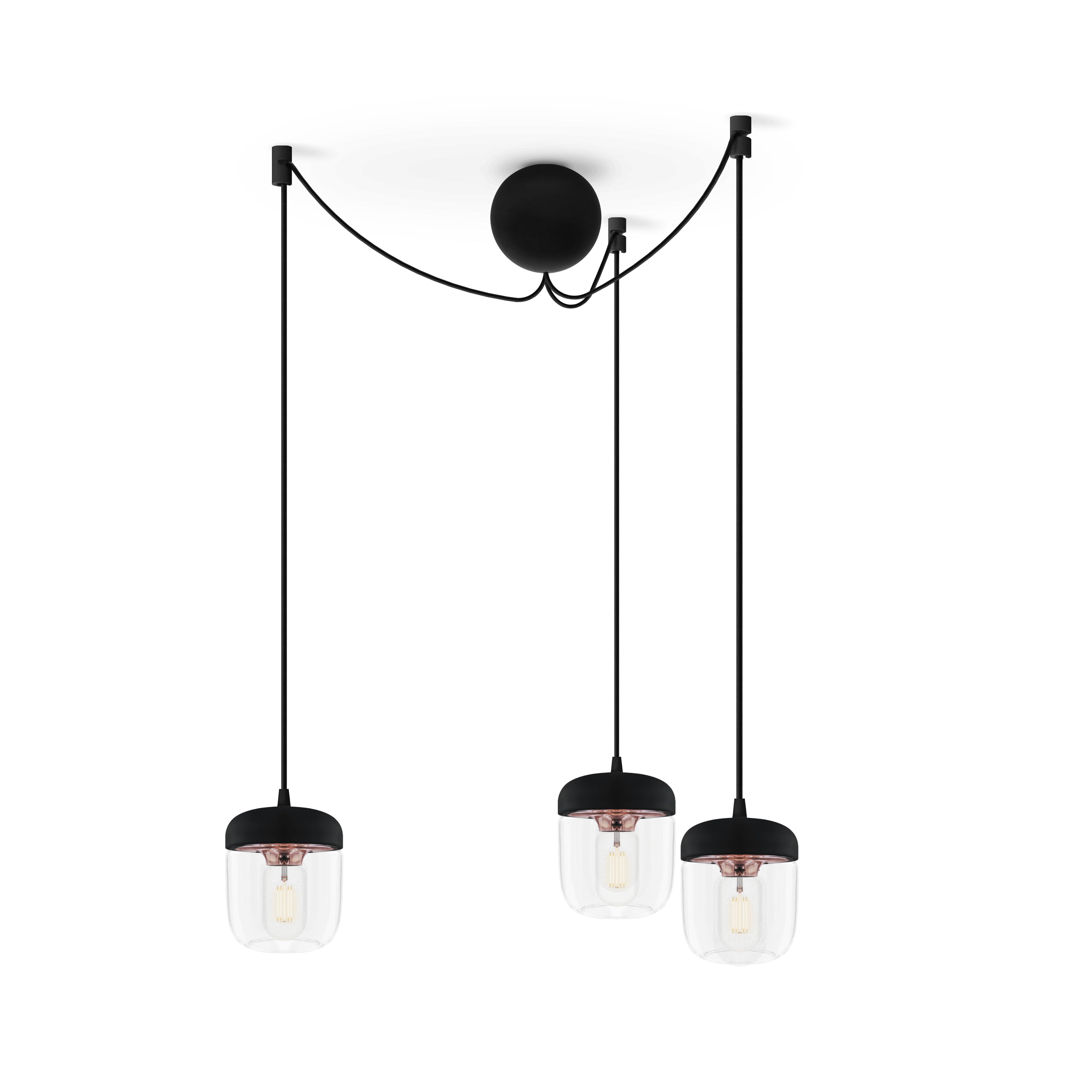 Mocowanie lampy wiszącej CANNONBALL czarny UMAGE Eye on Design