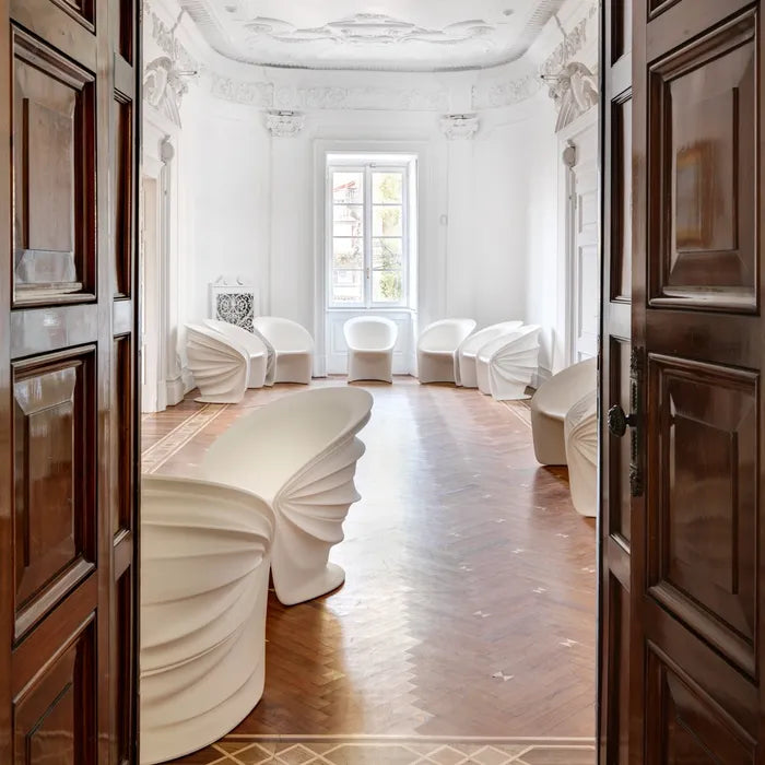 Modesty Veiled gray armchair