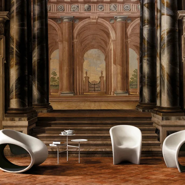 Křeslo MT1 bílo-červené