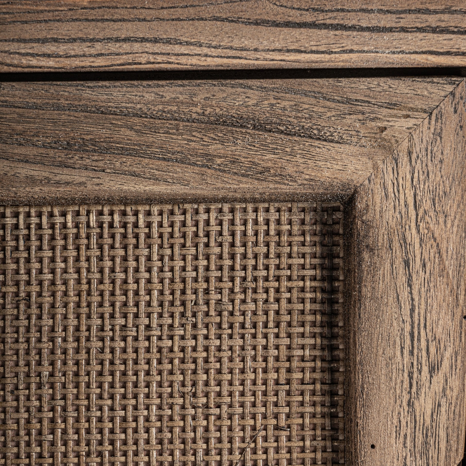 BYREMO TV Cabinet in Elm Wood