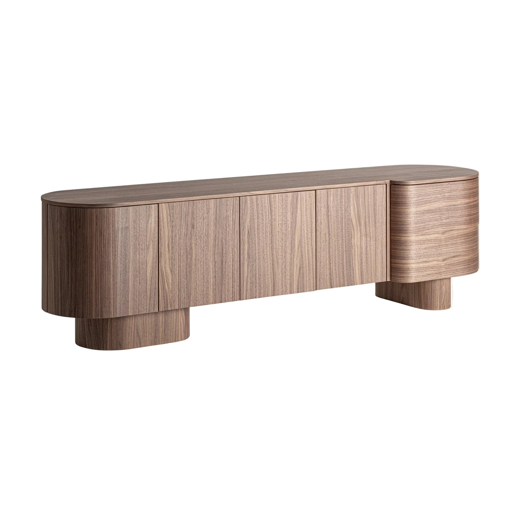 Televizní stolek KEXBY ořechový dýha