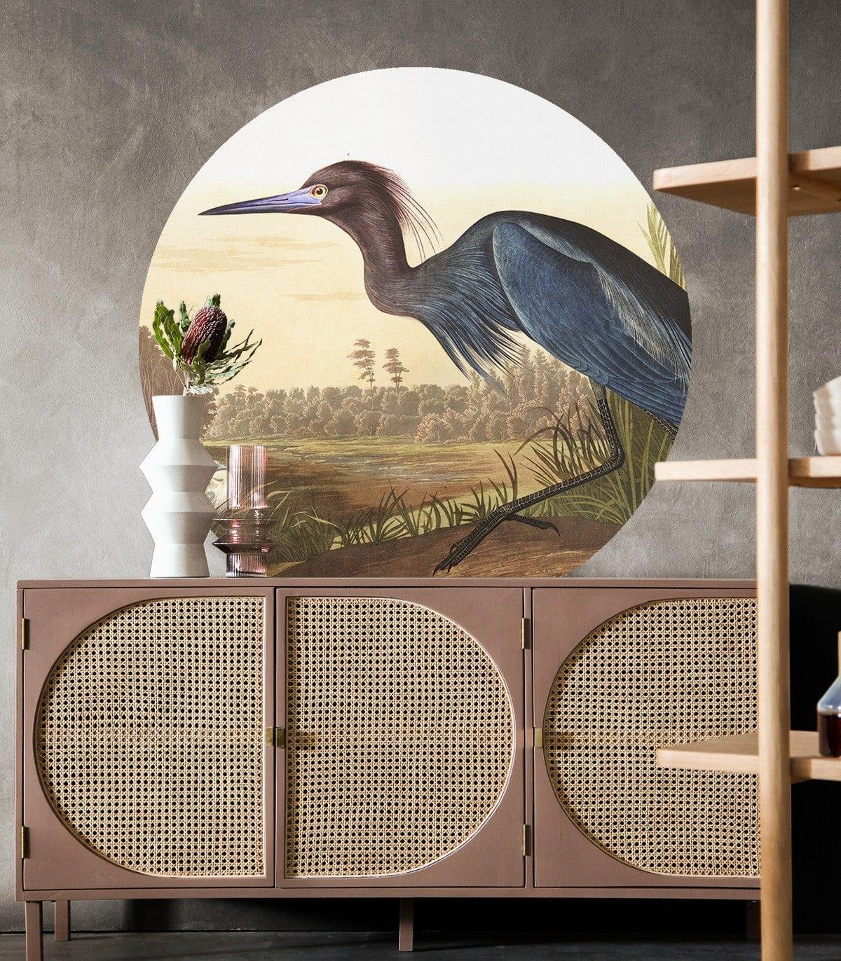 Mural DOTS BIRD GRASS Wallcolors Eye on Design