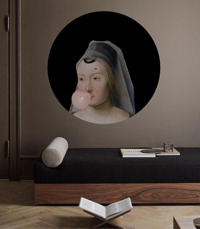 Mural DOTS Lady Veil Wallcolors Eye on Design