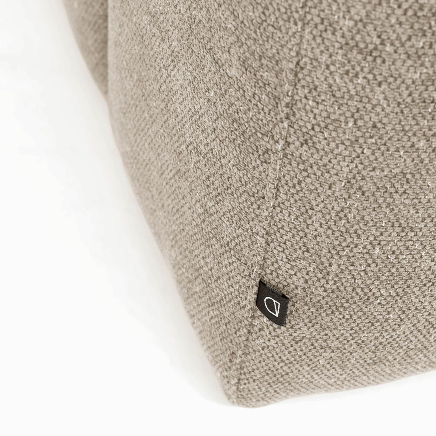 Narożnik 4-osobowy prawostronny BLOK beżowy szenil La Forma Eye on Design