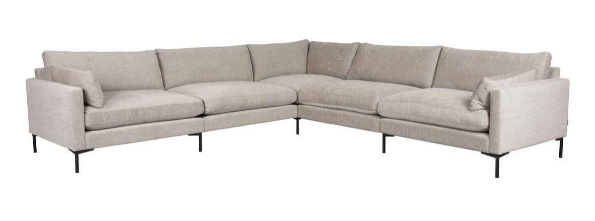 Narożnik 7-osobowy SUMMER latte Zuiver Eye on Design