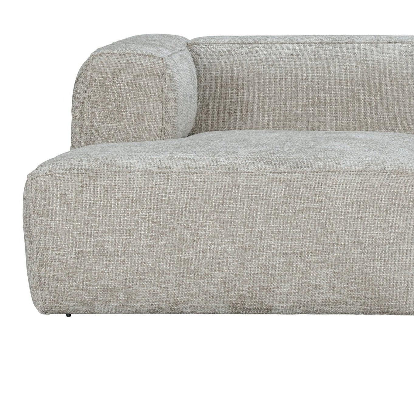 Narożnik lewostronny BEAN jasnobeżowy melanż Woood Exclusive Eye on Design